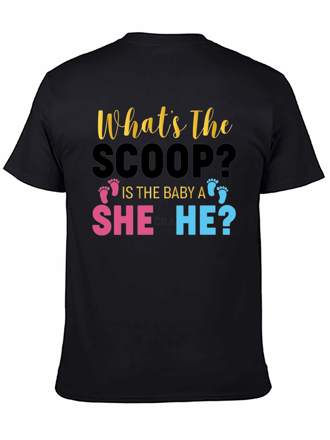 Gender Reveal T-Shirt: Whats The Scoop?