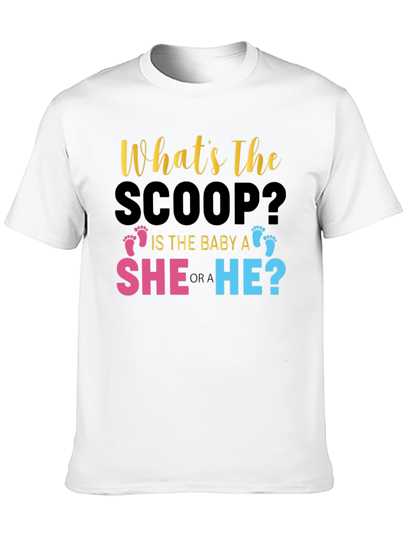 Gender Reveal T-Shirt: Whats The Scoop?