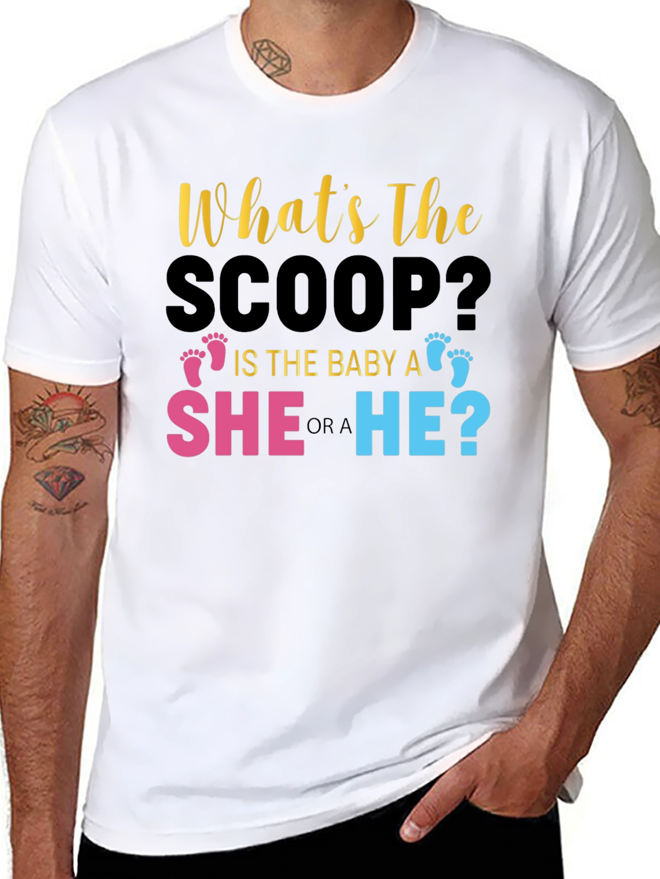 Gender Reveal T-Shirt: Whats The Scoop?