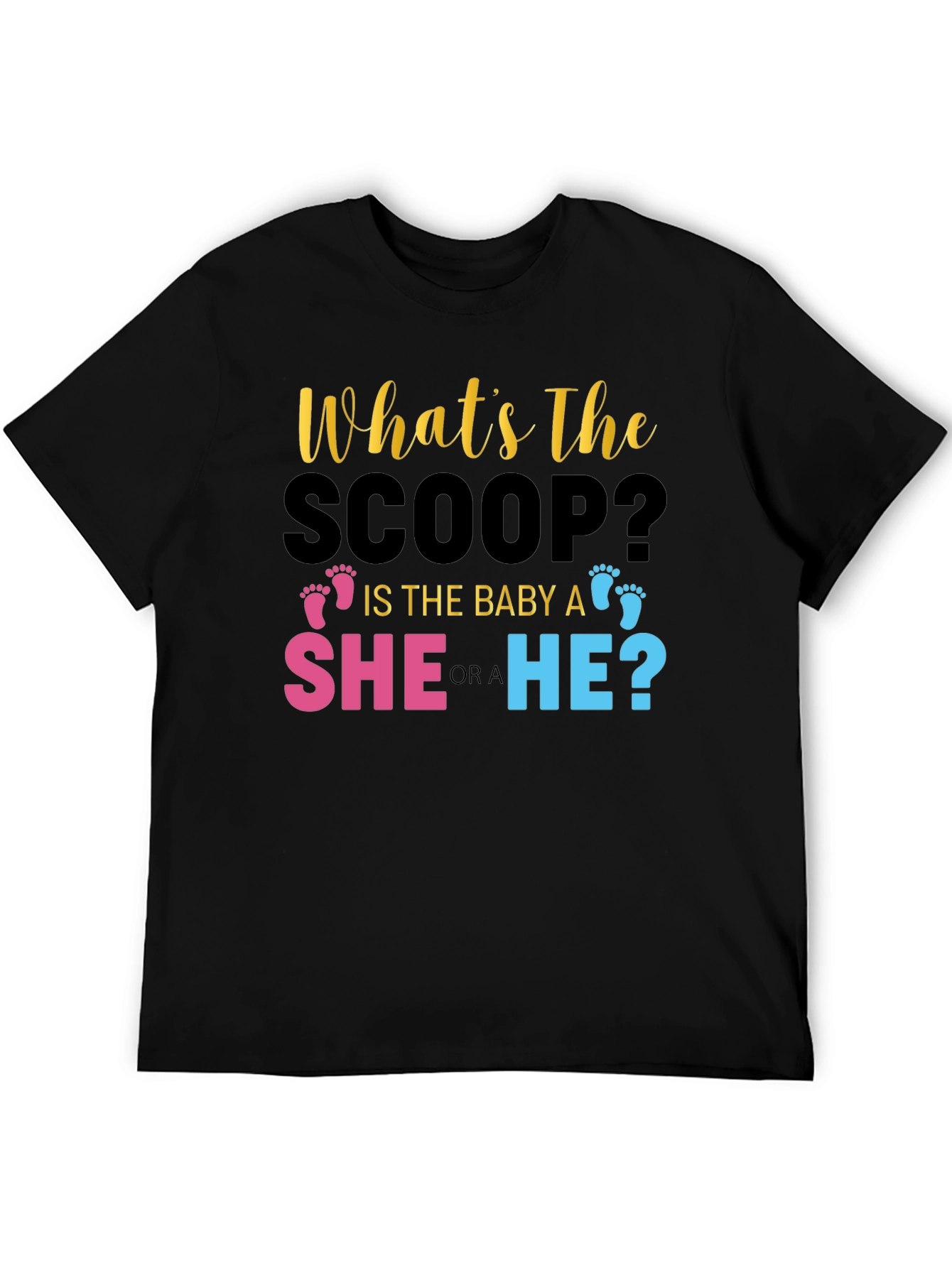 Gender Reveal T-Shirt: Whats The Scoop?