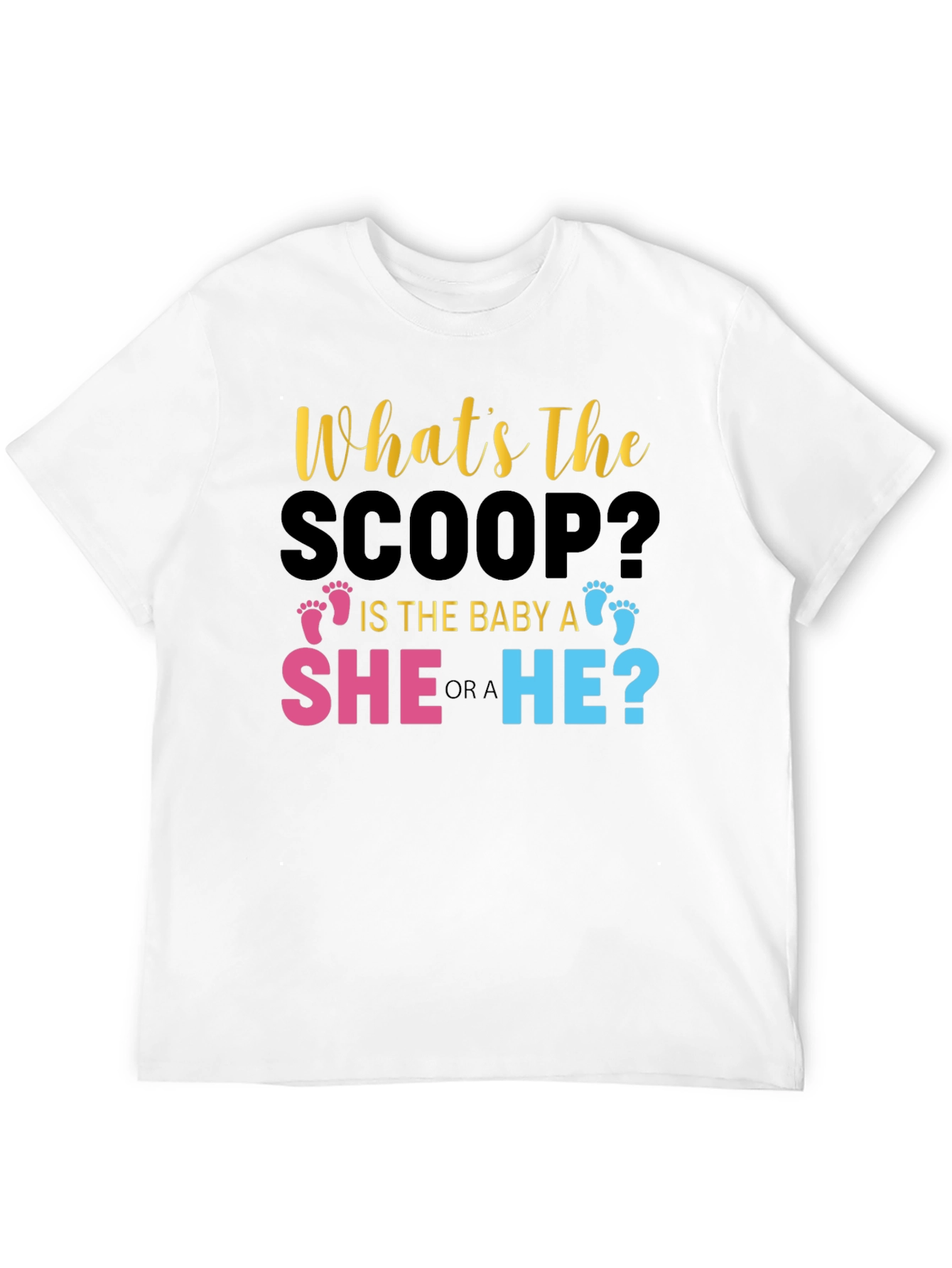 Gender Reveal T-Shirt: Whats The Scoop?