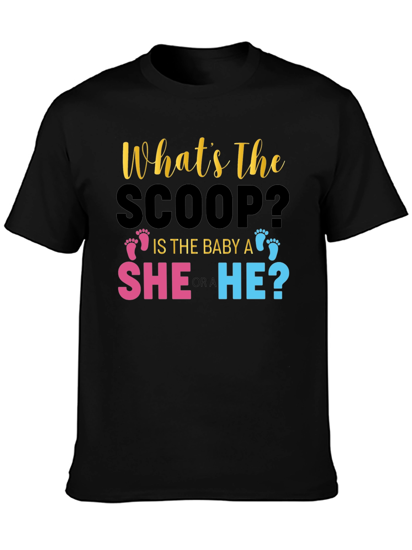 Gender Reveal T-Shirt: Whats The Scoop?