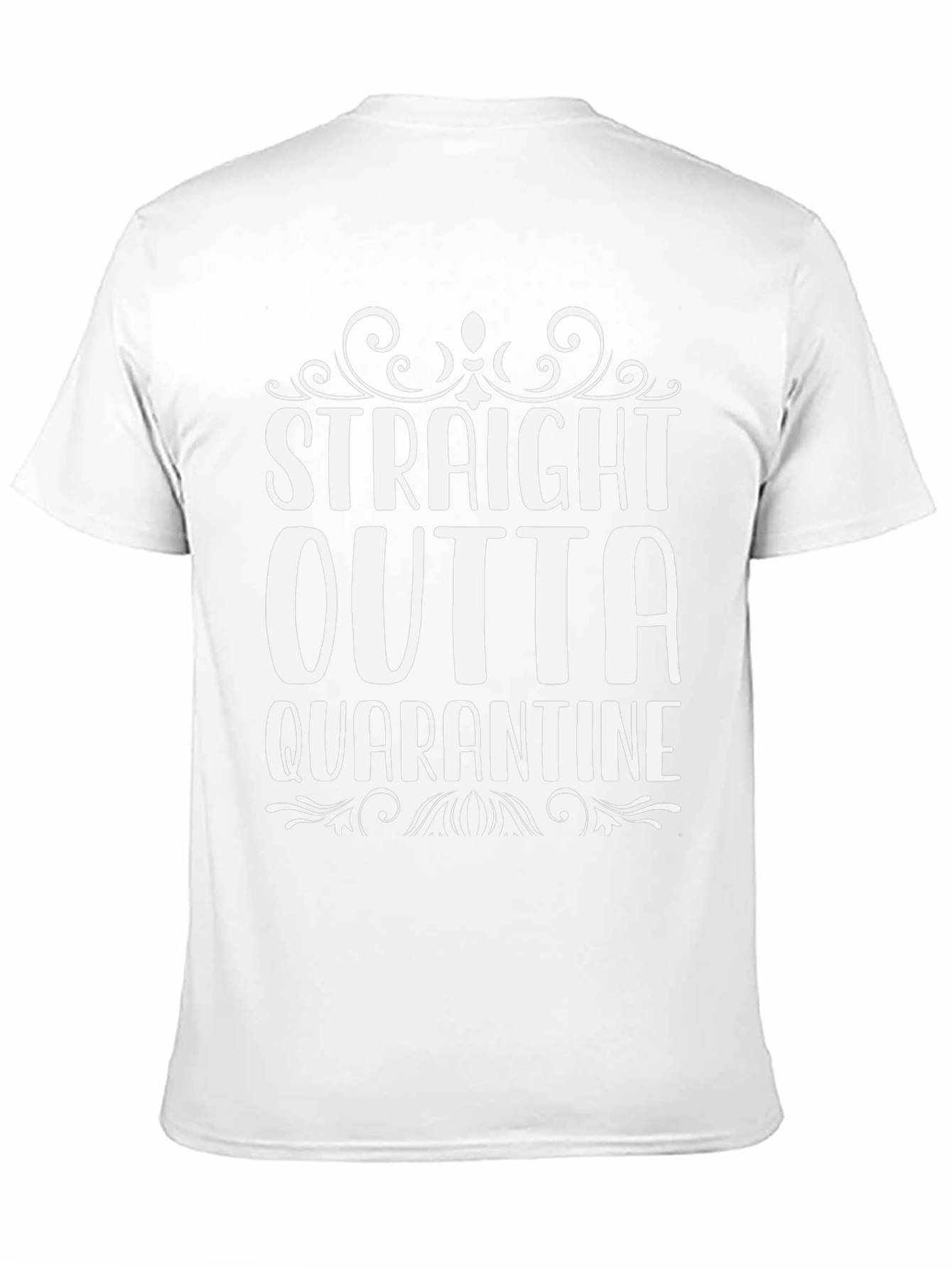 Straight Outta Quarantine Graphic Tee - Black