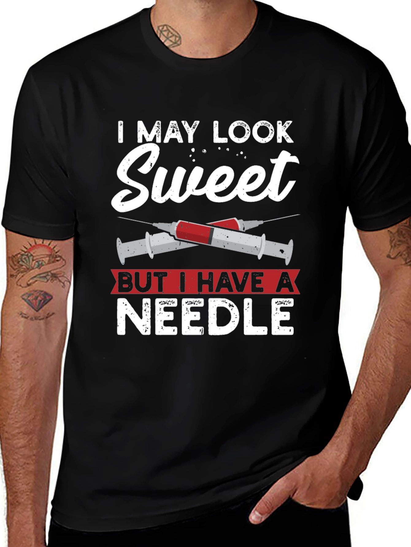 I May Look Sweet T-Shirt - Needle Graphic Tee