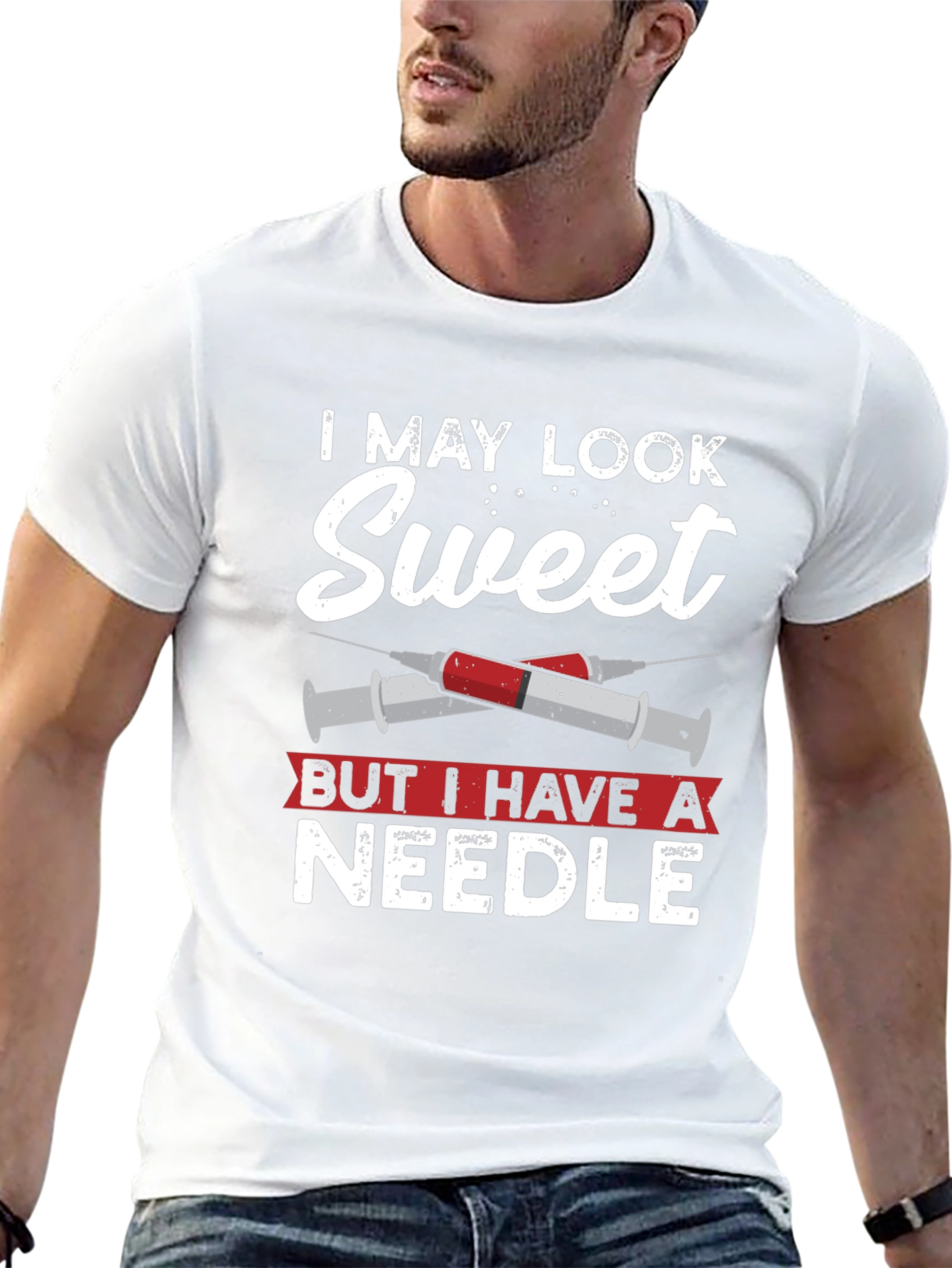I May Look Sweet T-Shirt - Needle Graphic Tee