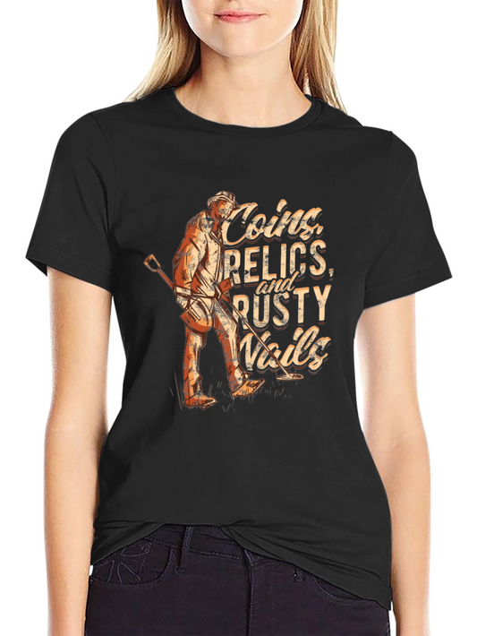Coins Relics & Rusty Nails Black T-Shirt