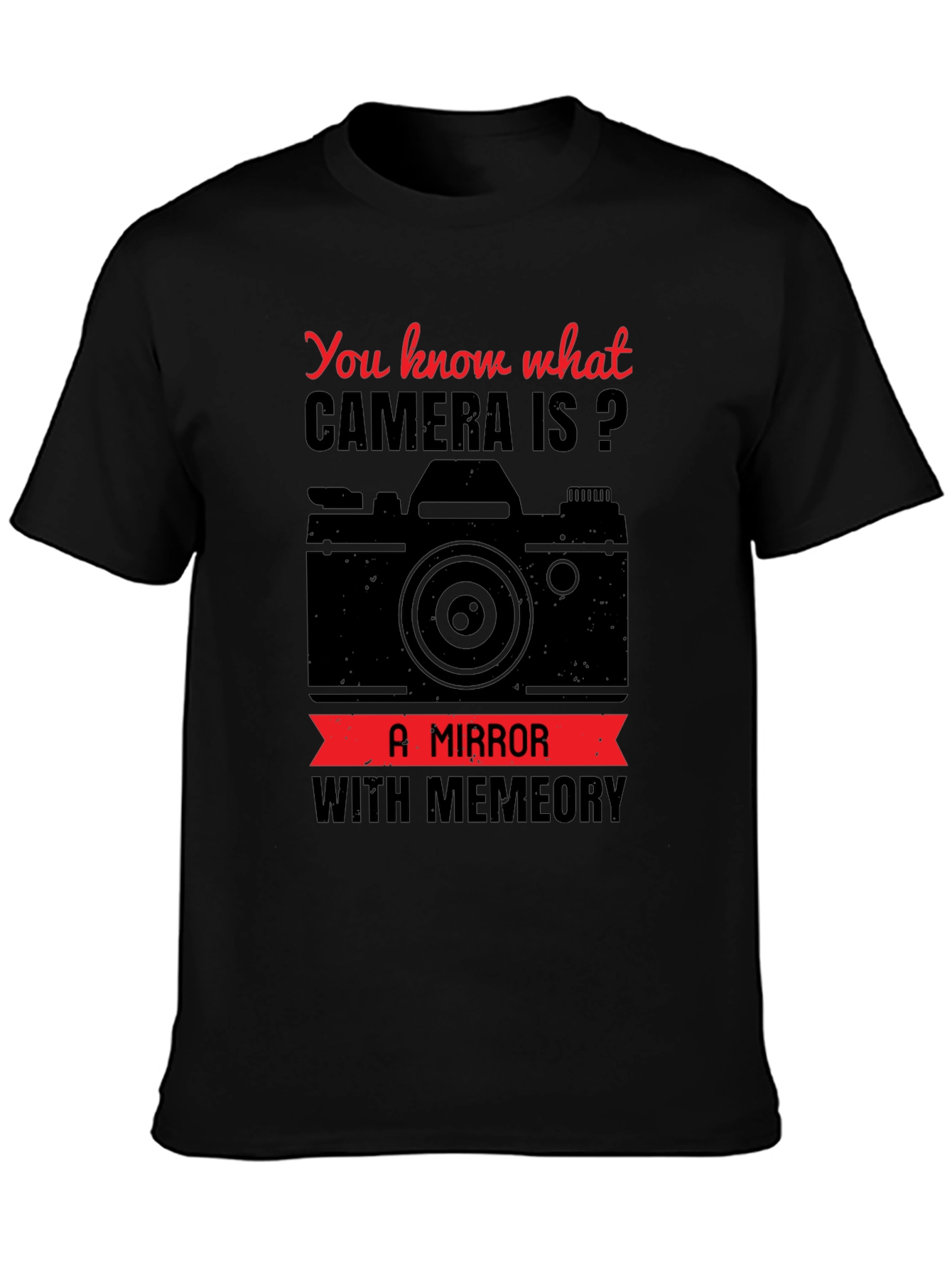 Camera Mirror With Memory T-Shirt