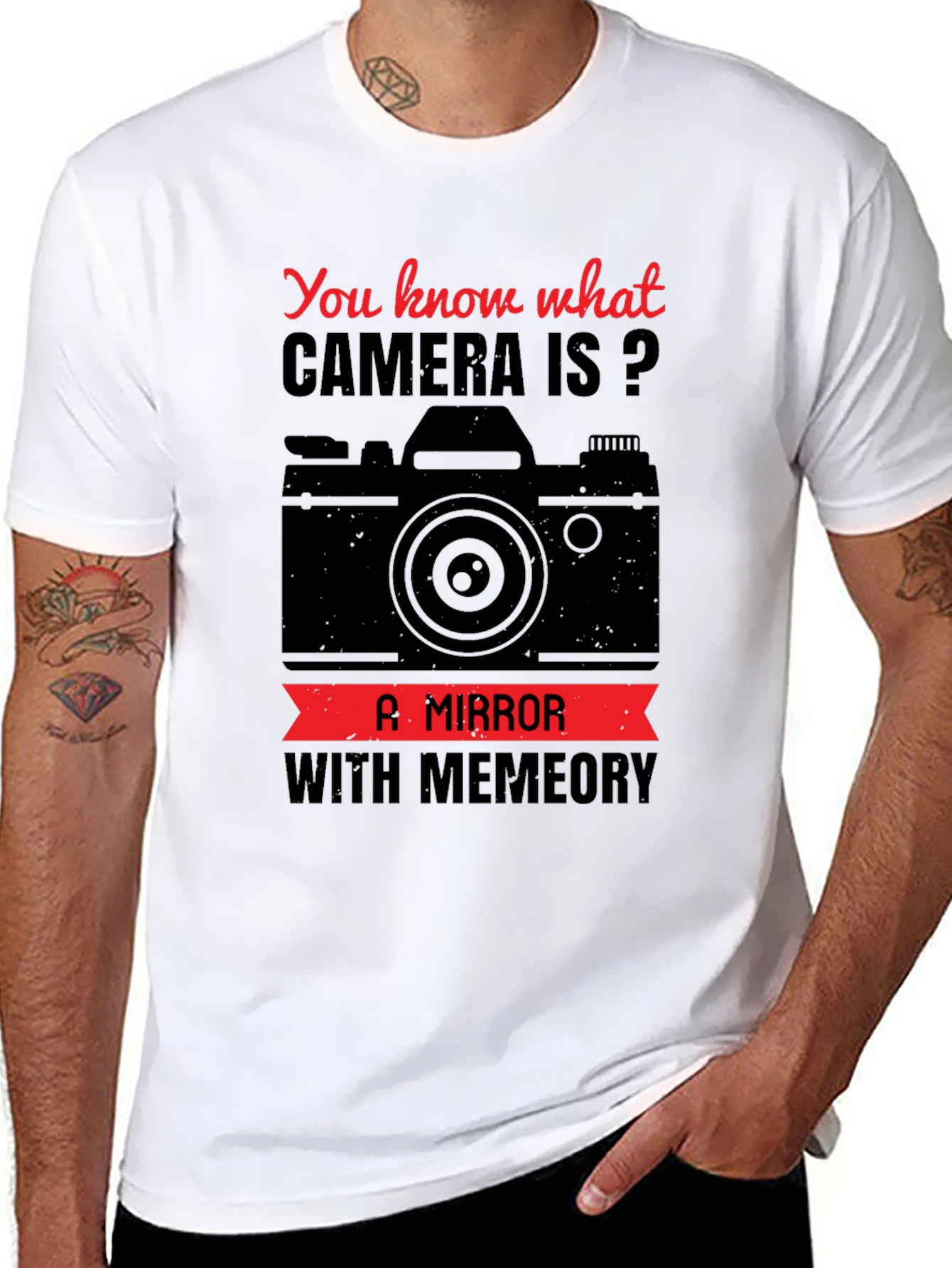 Camera Mirror With Memory T-Shirt