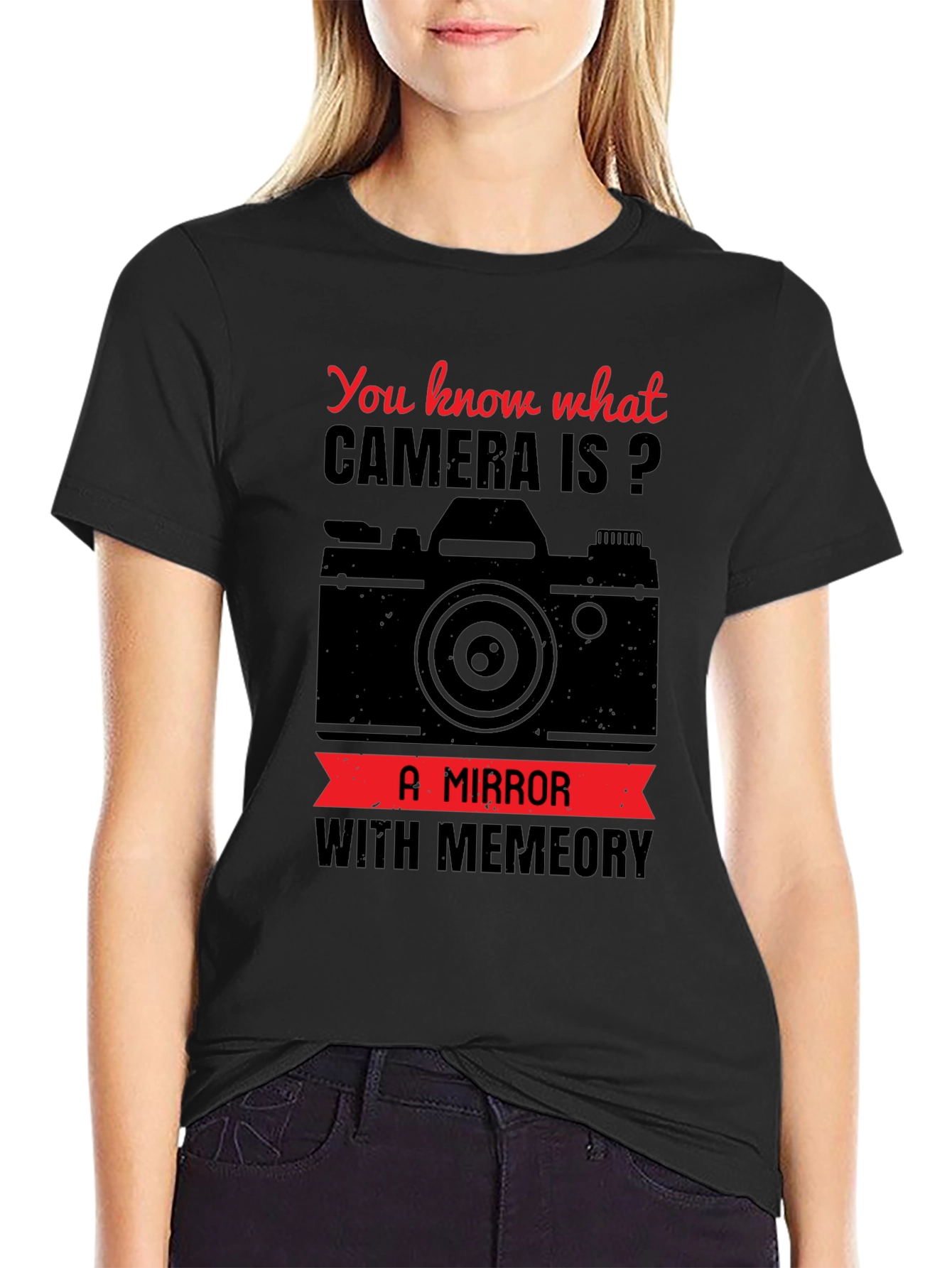 Camera Mirror With Memory T-Shirt