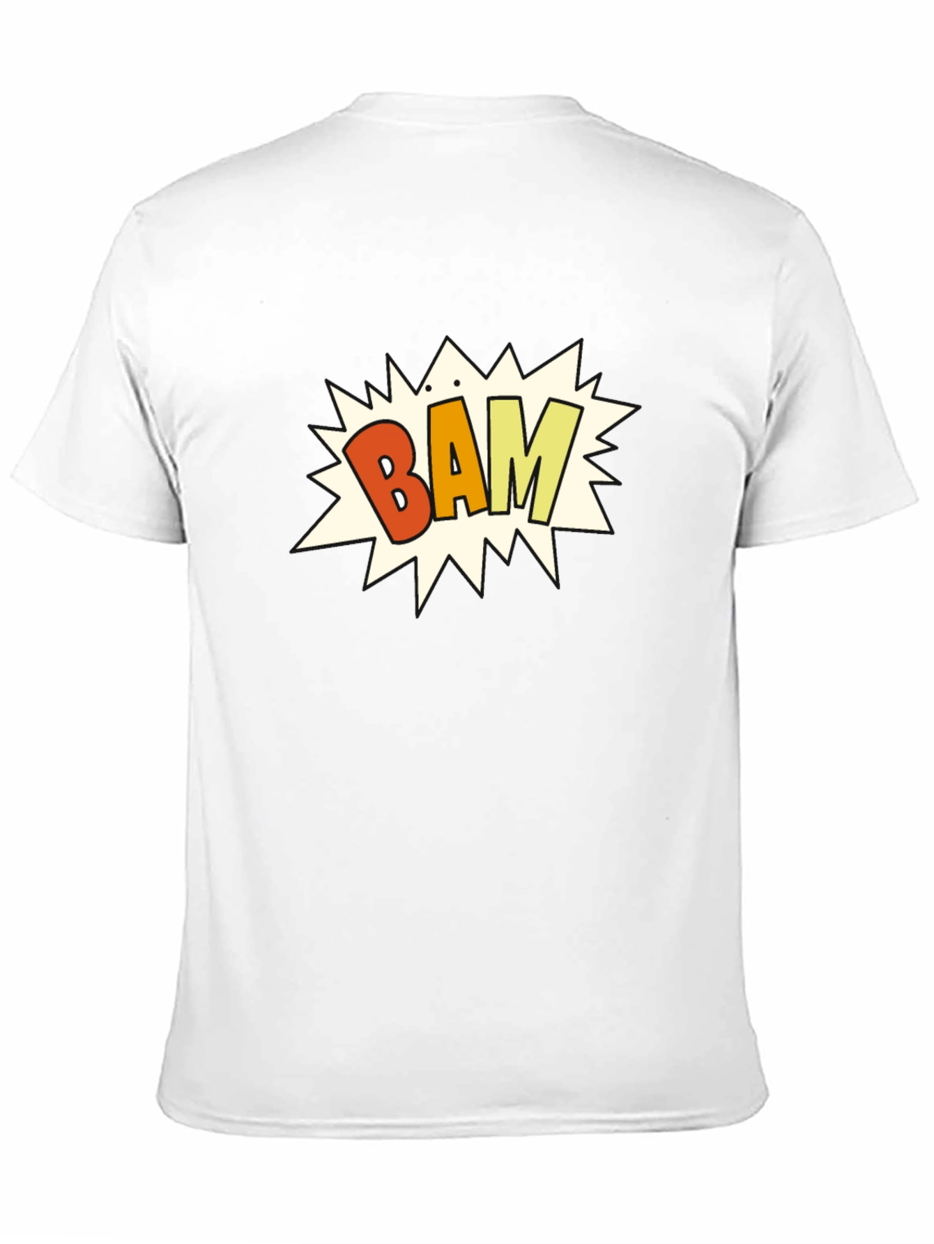 Bam! Graphic Print Black T-Shirt