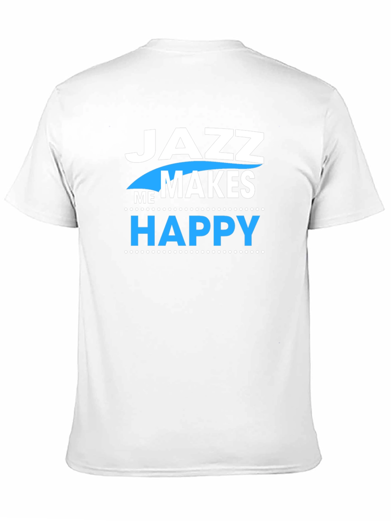 Jazz Makes Me Happy T-Shirt - Black