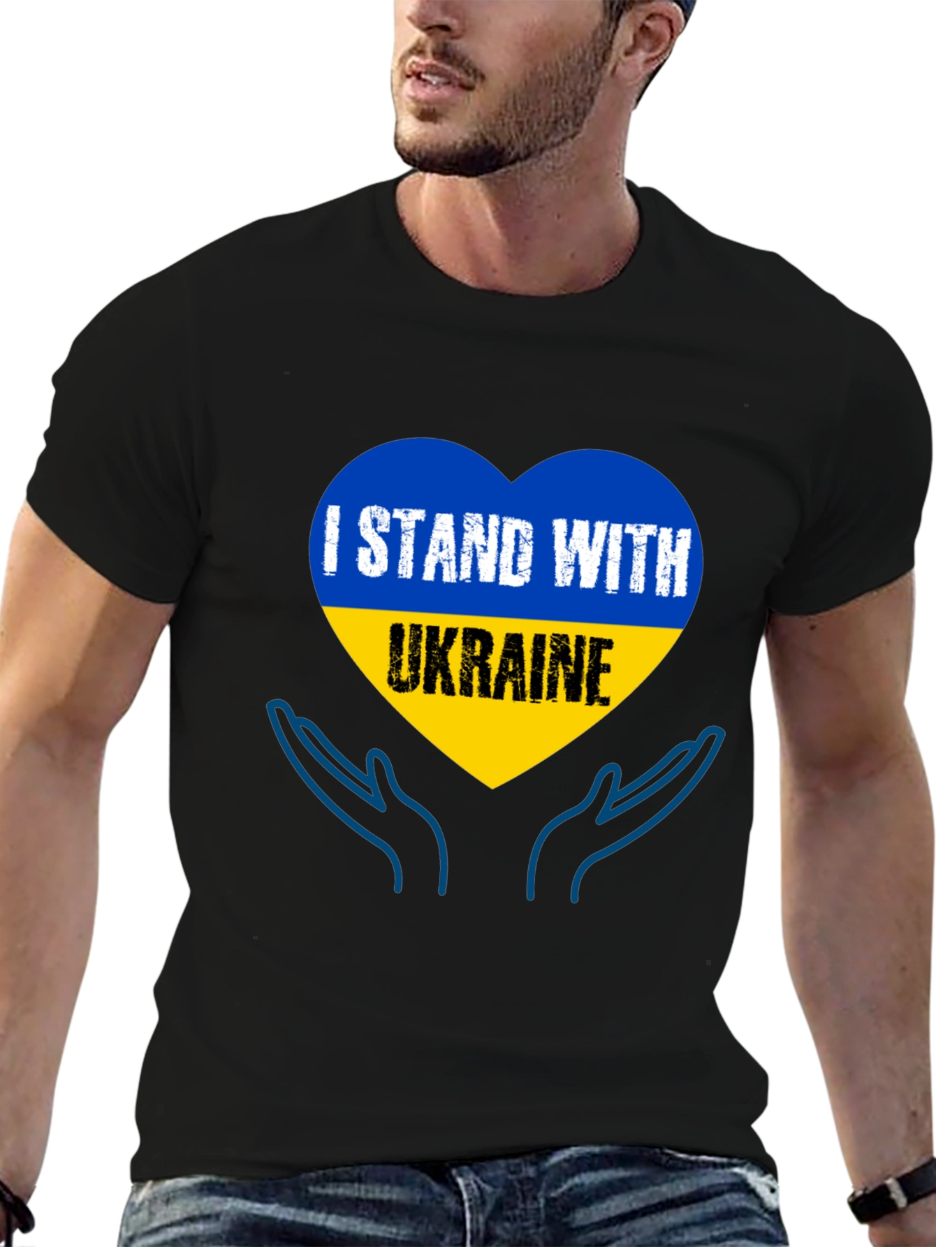 I Stand With Ukraine Graphic T-Shirt