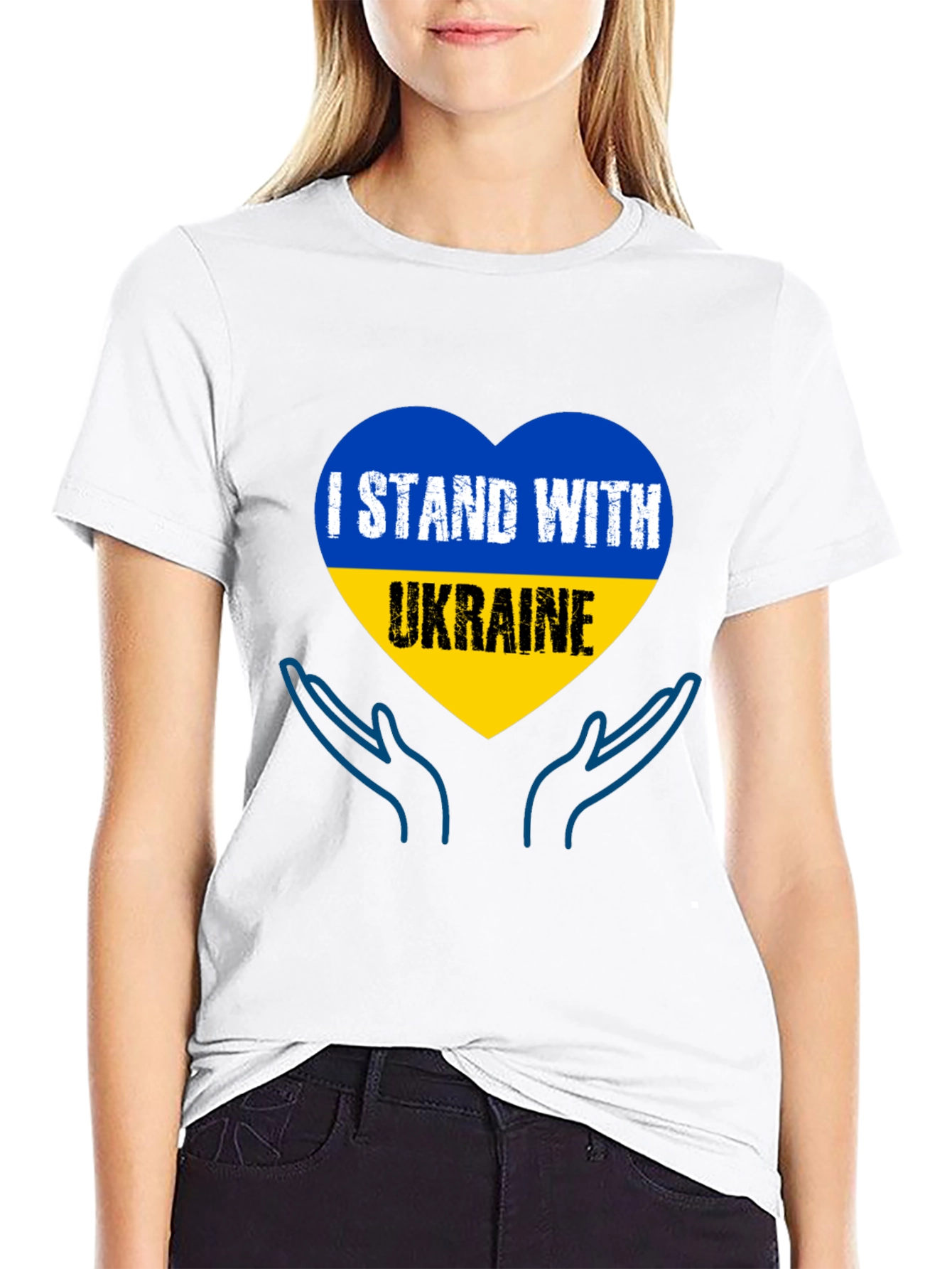 I Stand With Ukraine Graphic T-Shirt