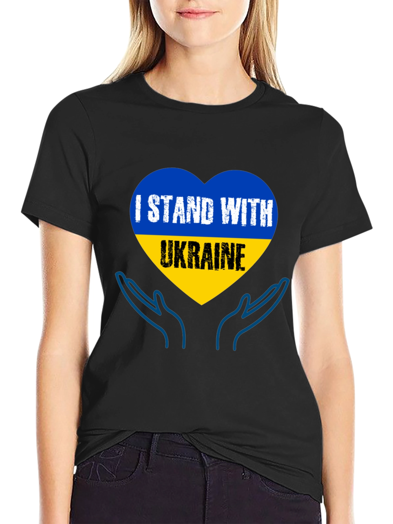 I Stand With Ukraine Graphic T-Shirt