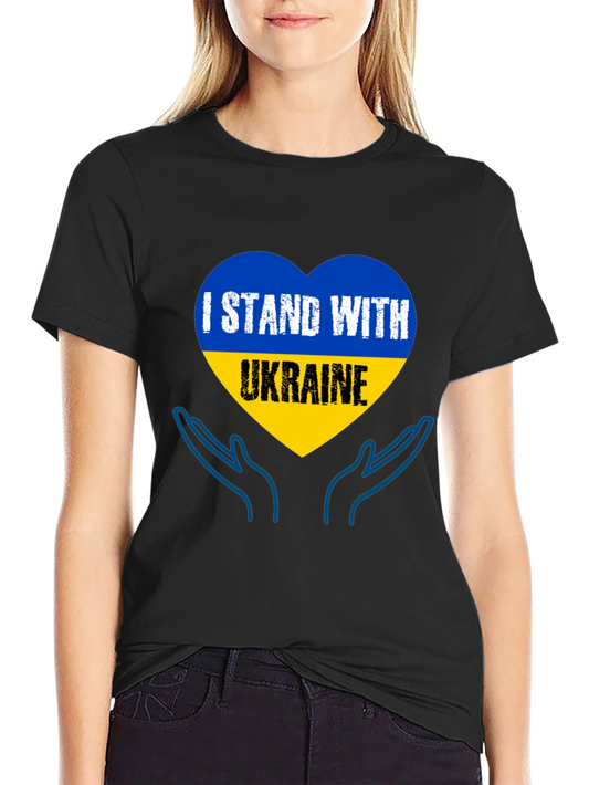 I Stand With Ukraine Graphic T-Shirt