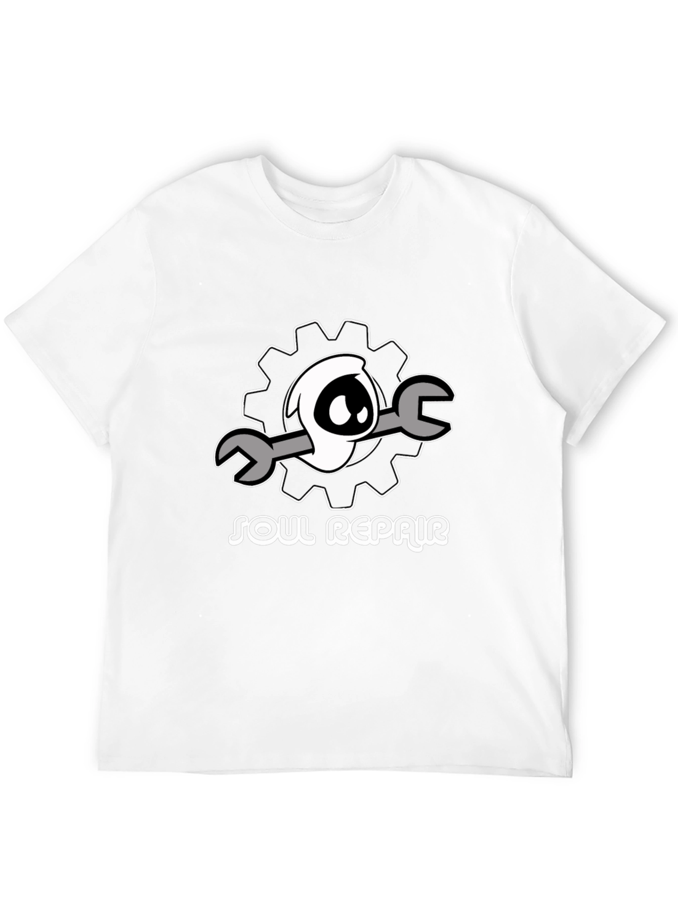 Soul Repair T-Shirt - Mechanic Ghost Graphic Tee