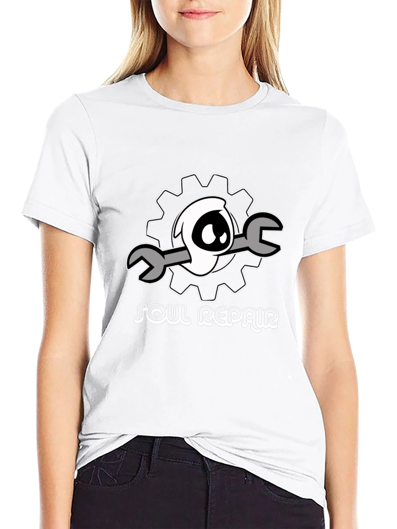 Soul Repair T-Shirt - Mechanic Ghost Graphic Tee