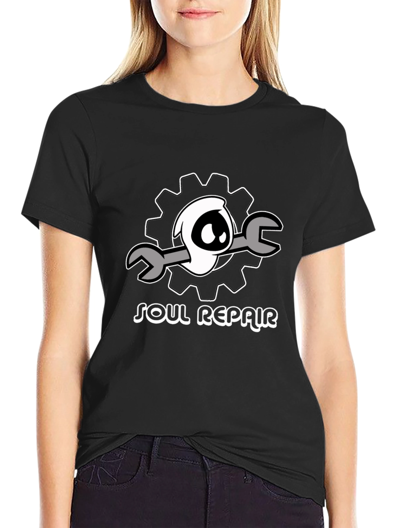 Soul Repair T-Shirt - Mechanic Ghost Graphic Tee