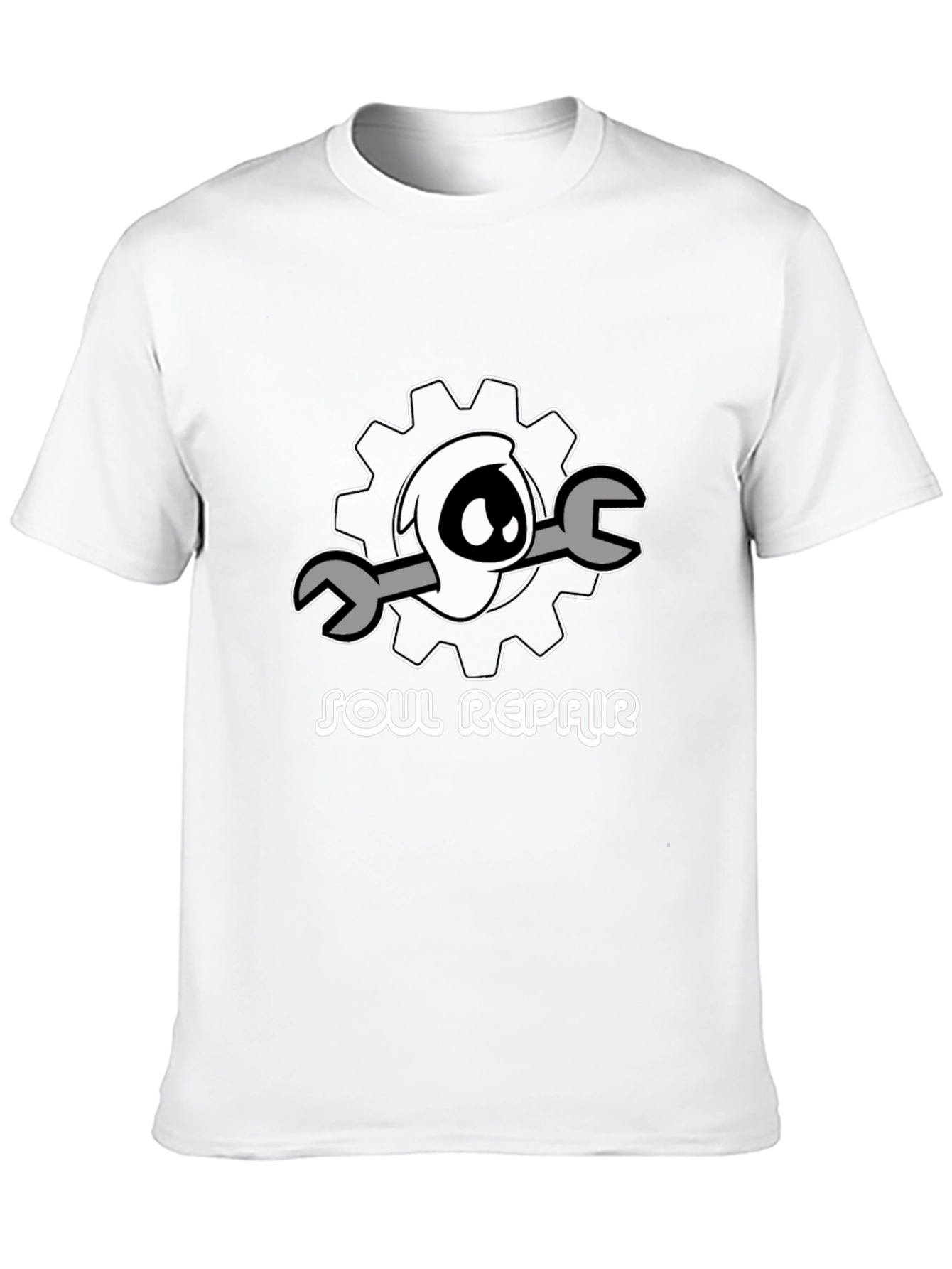 Soul Repair T-Shirt - Mechanic Ghost Graphic Tee
