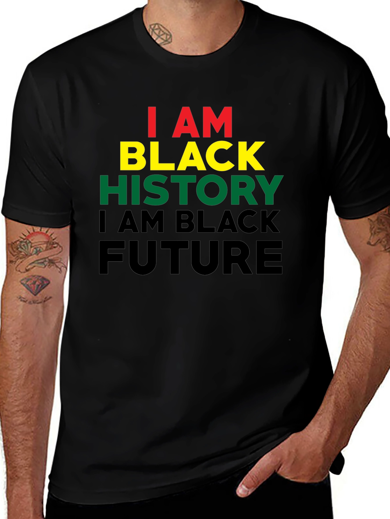 I AM Black History Future Graphic Tee