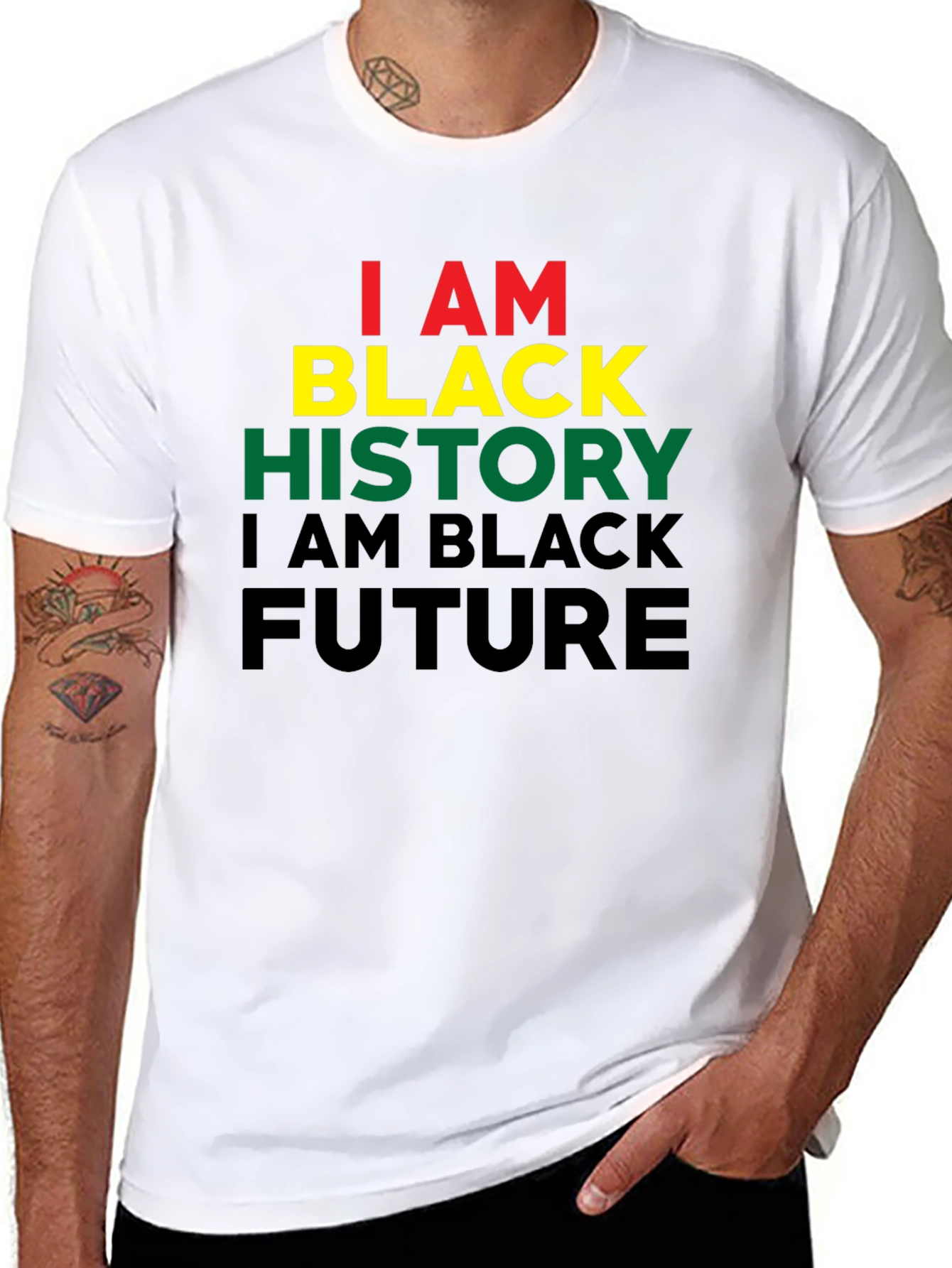 I AM Black History Future Graphic Tee