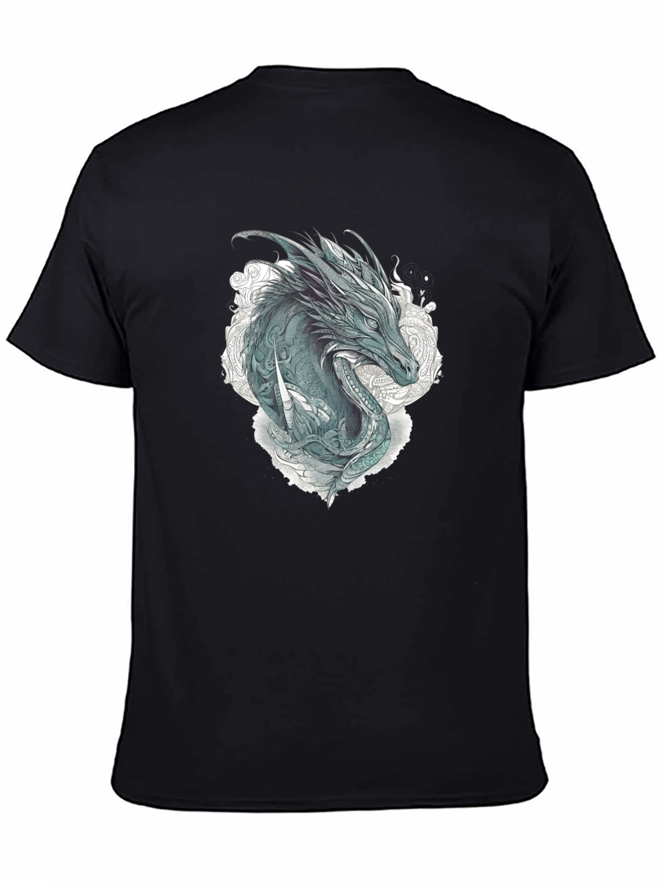 Dragon Graphic Tee - Mens Black T-Shirt