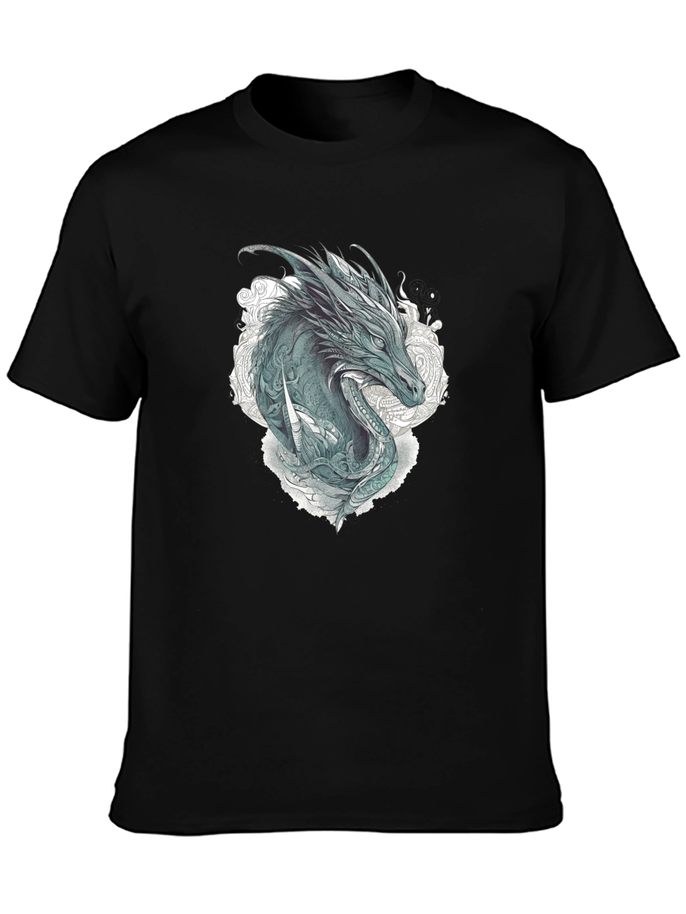 Dragon Graphic Tee - Mens Black T-Shirt