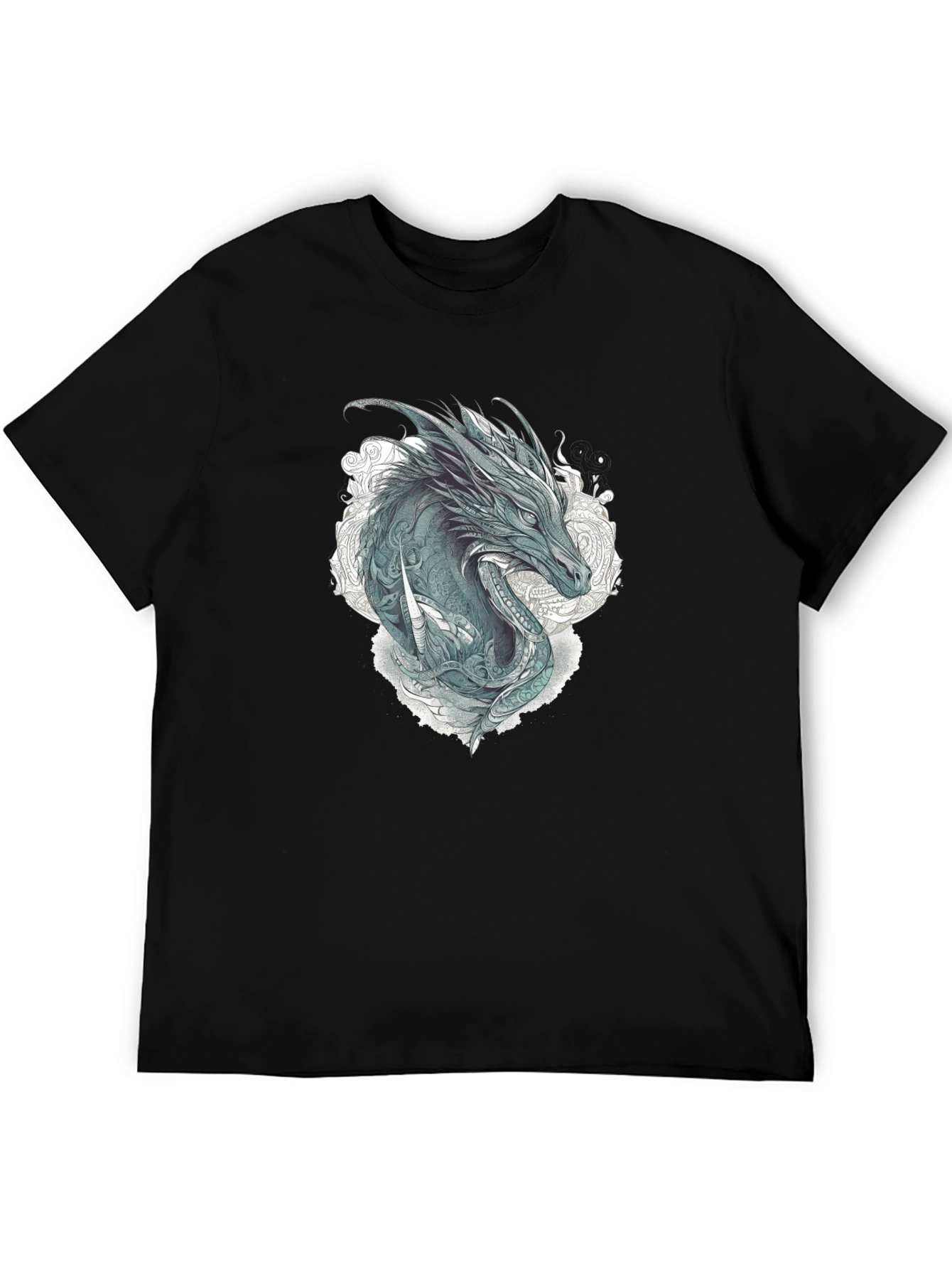 Dragon Graphic Tee - Mens Black T-Shirt