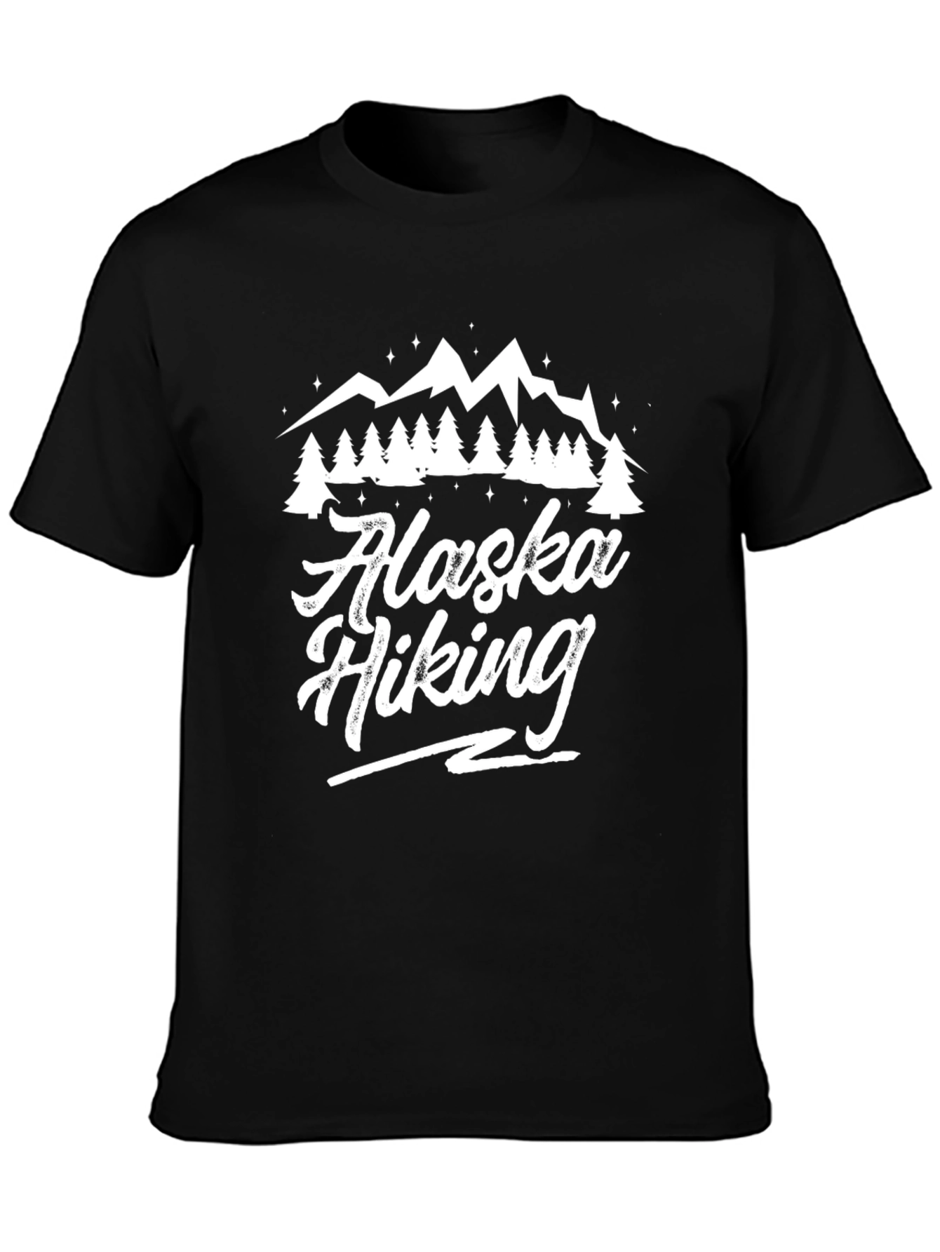 Alaska Hiking T-Shirt - Mountain & Forest Design