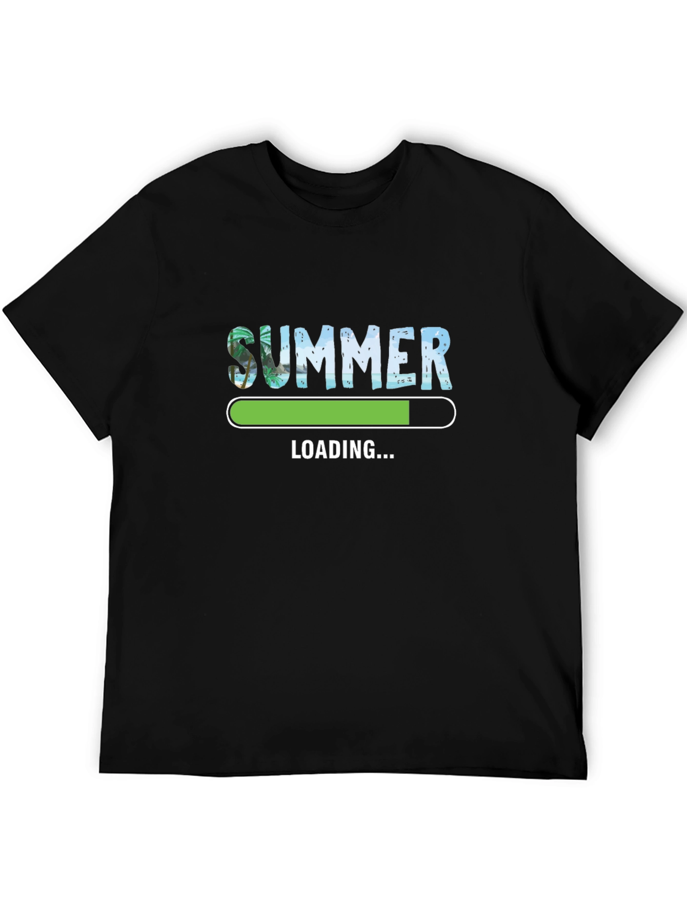 Summer Loading Black Graphic Tee