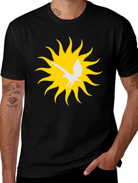 Eagle Sun Graphic Tee - Black