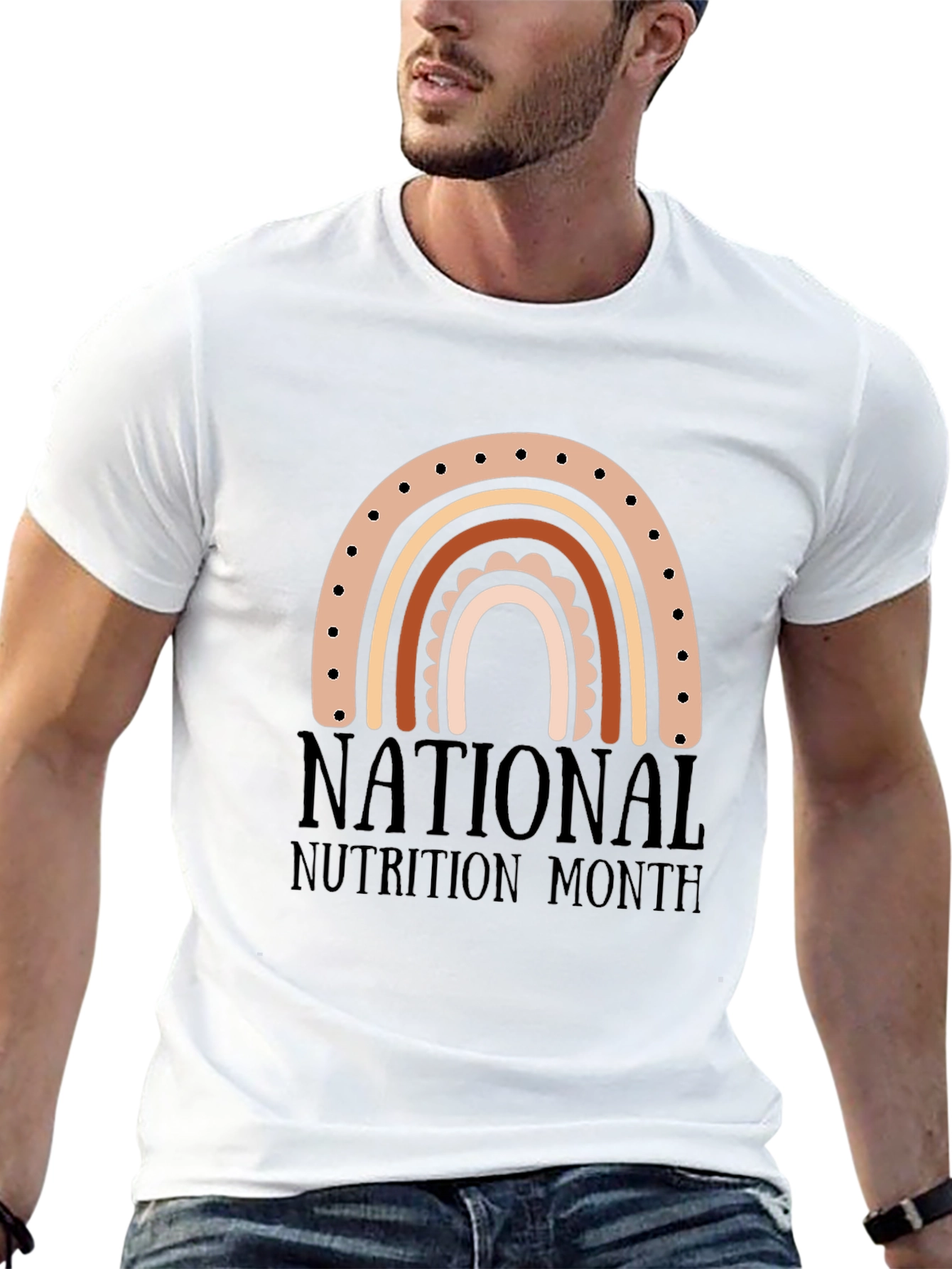National Nutrition Month Rainbow T-Shirt