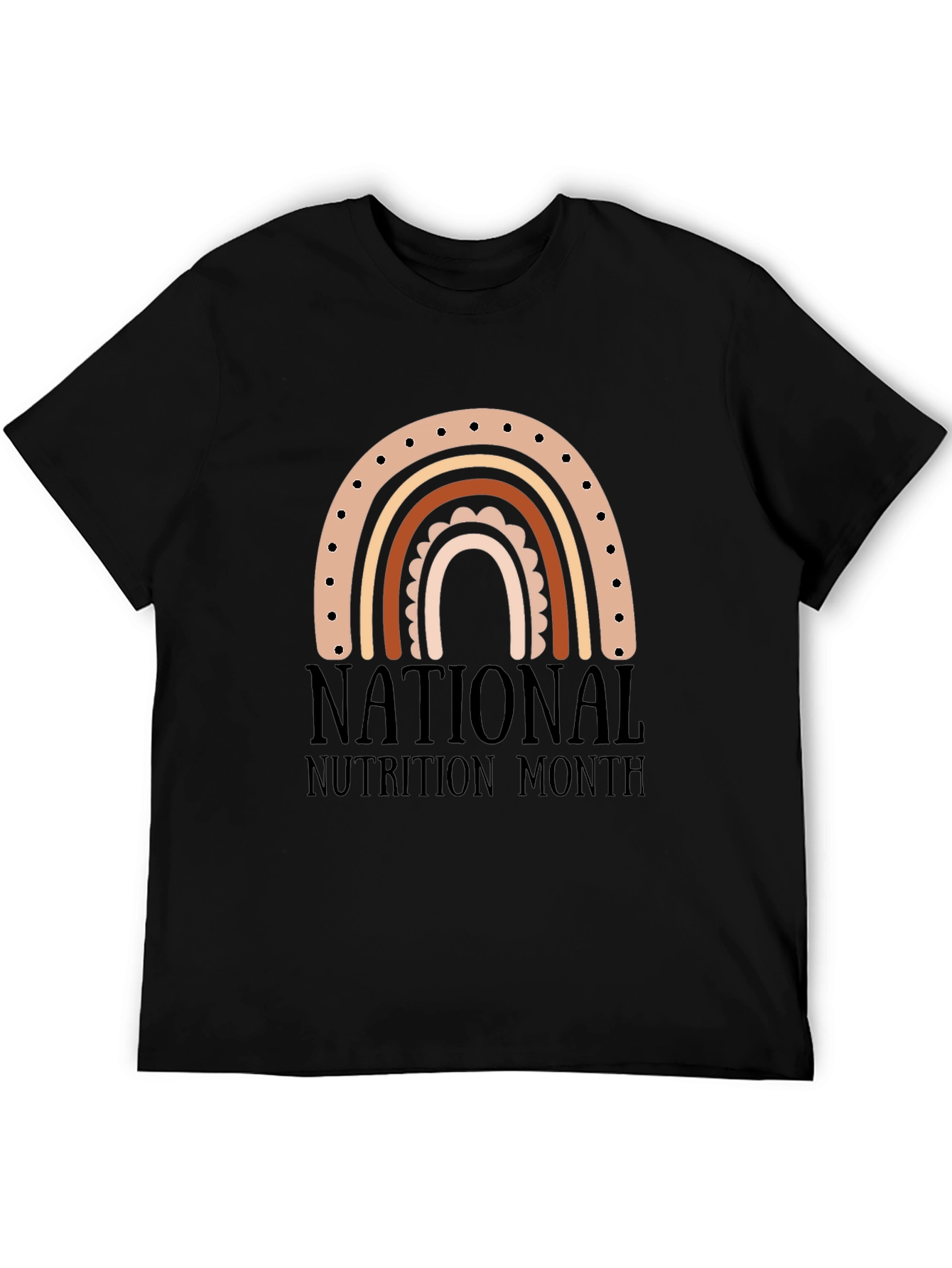 National Nutrition Month Rainbow T-Shirt