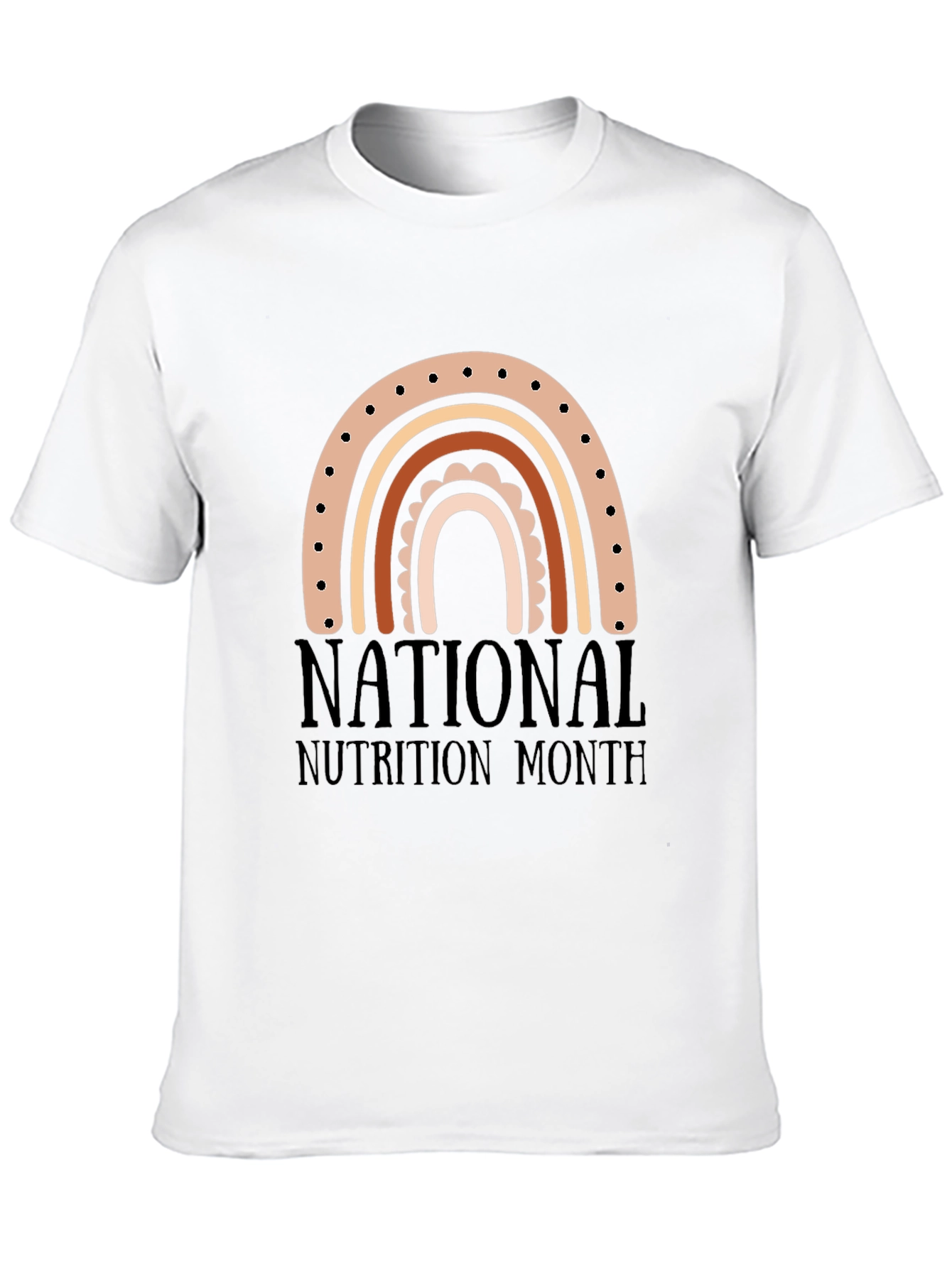 National Nutrition Month Rainbow T-Shirt