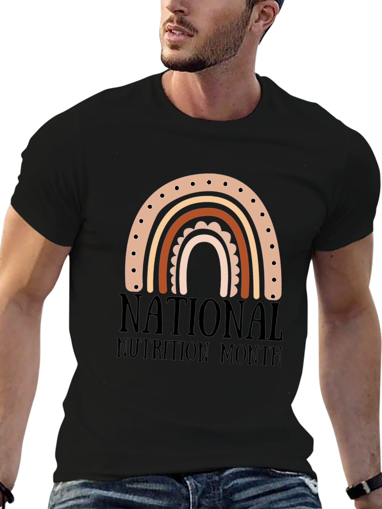 National Nutrition Month Rainbow T-Shirt