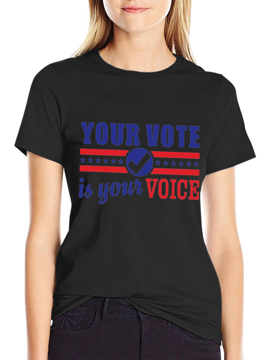 Your Vote is Your Voice Graphic Tee