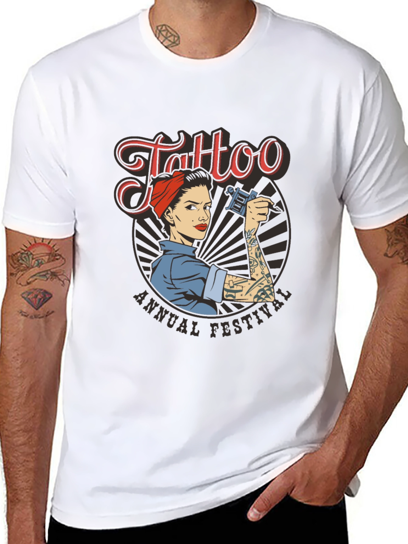 Tattoo Festival Unisex T-Shirt - Retro Design