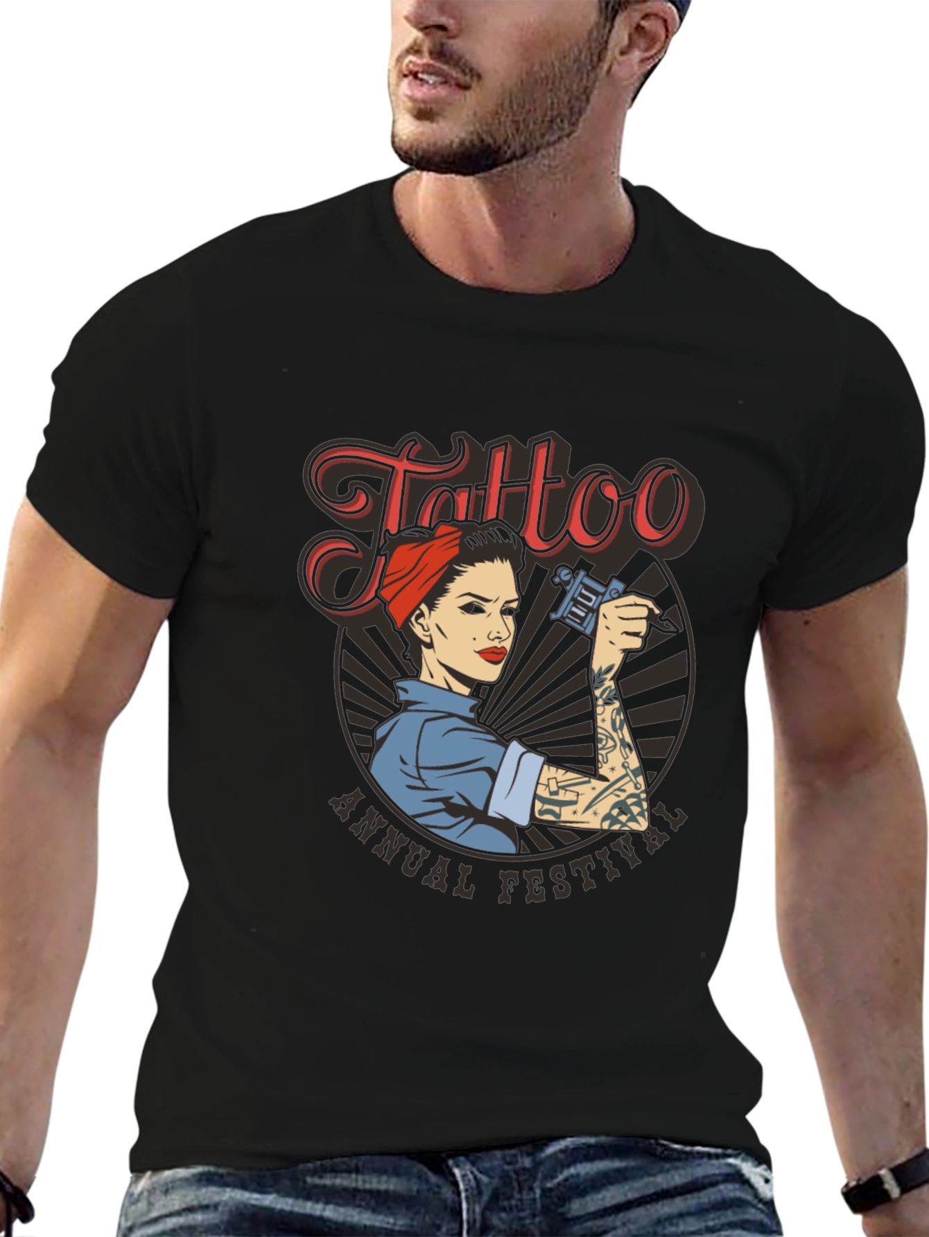 Tattoo Festival Unisex T-Shirt - Retro Design