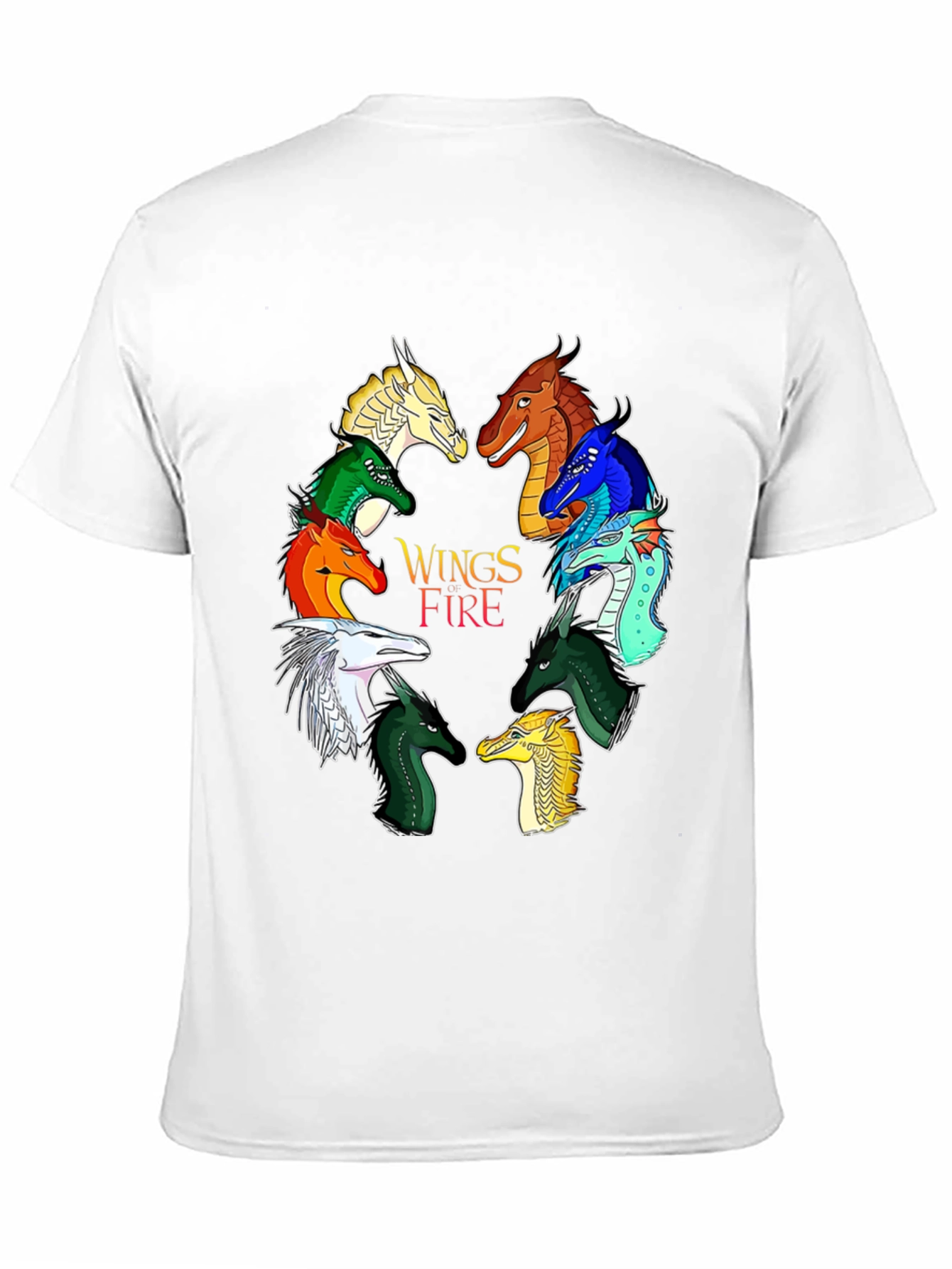 Wings of Fire Graphic Print Black T-Shirt