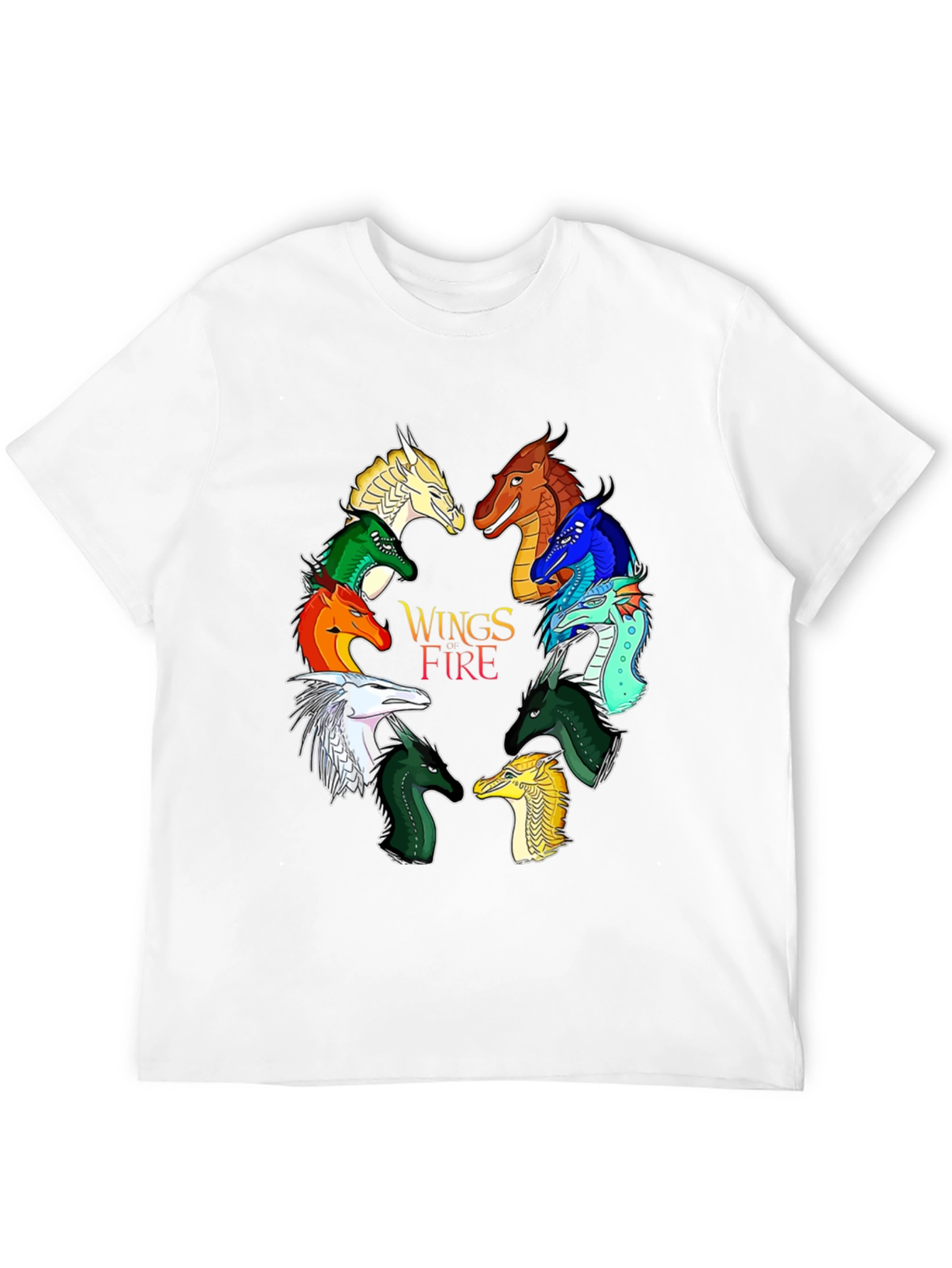 Wings of Fire Graphic Print Black T-Shirt