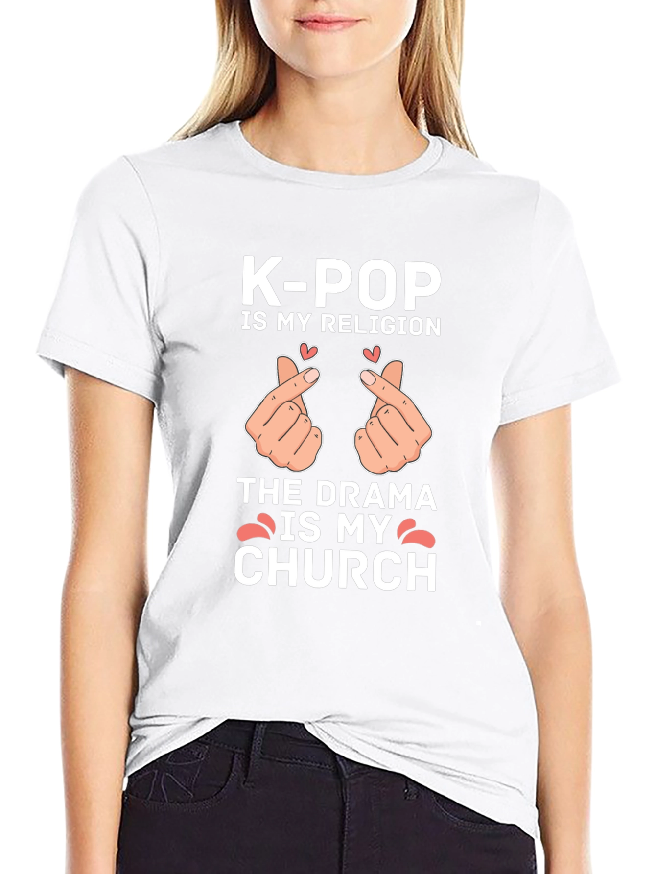 K-Pop Religion T-Shirt - Drama is My Church Tee