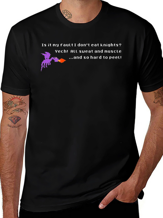 Dragon Knights T-Shirt - Pixel Art Funny Tee