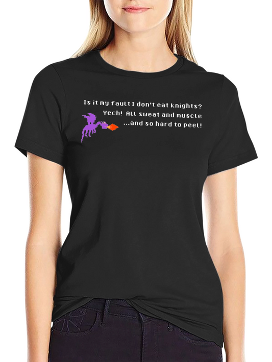 Dragon Knights T-Shirt - Pixel Art Funny Tee