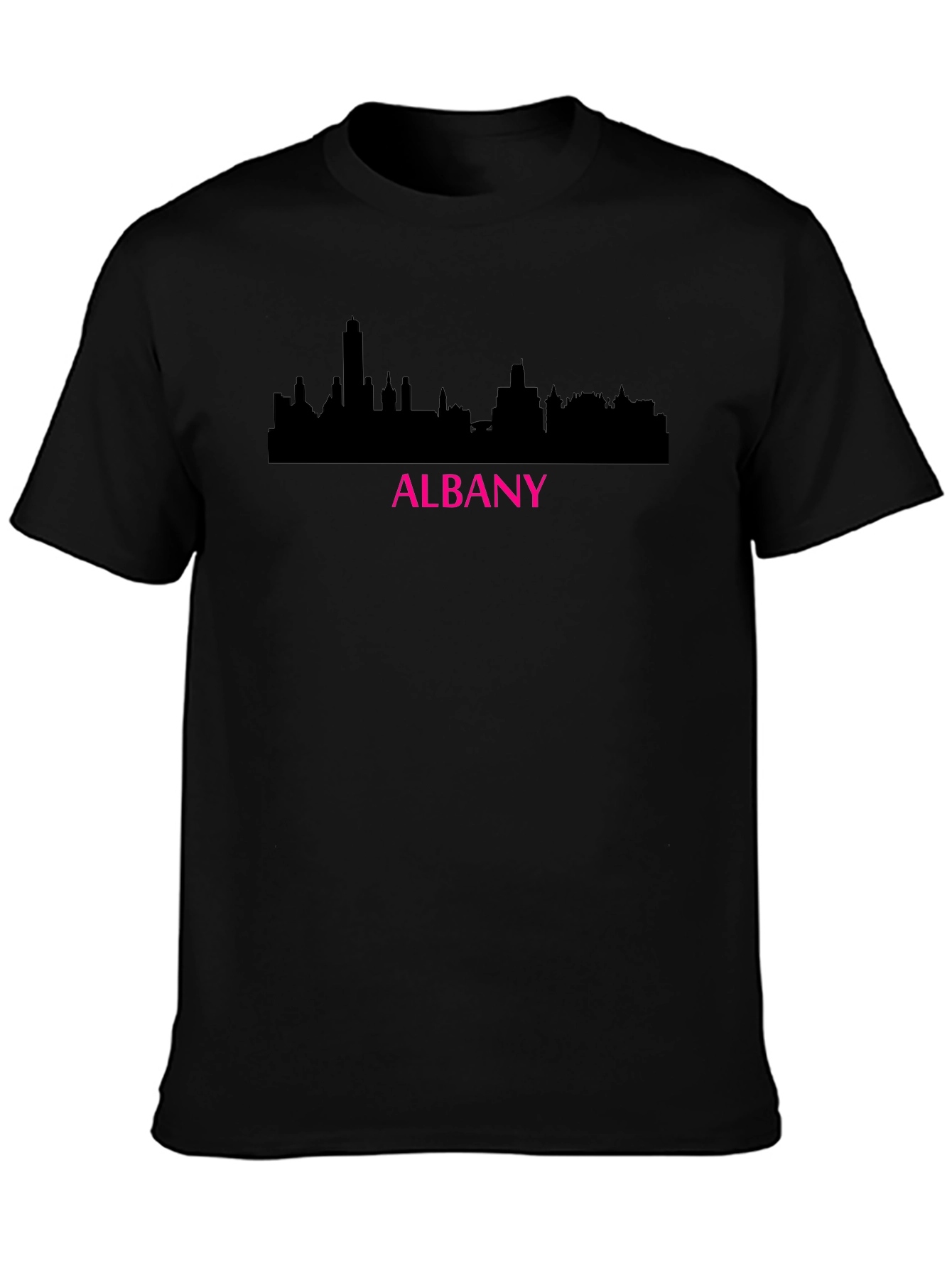Albany Skyline Graphic Tee - Black