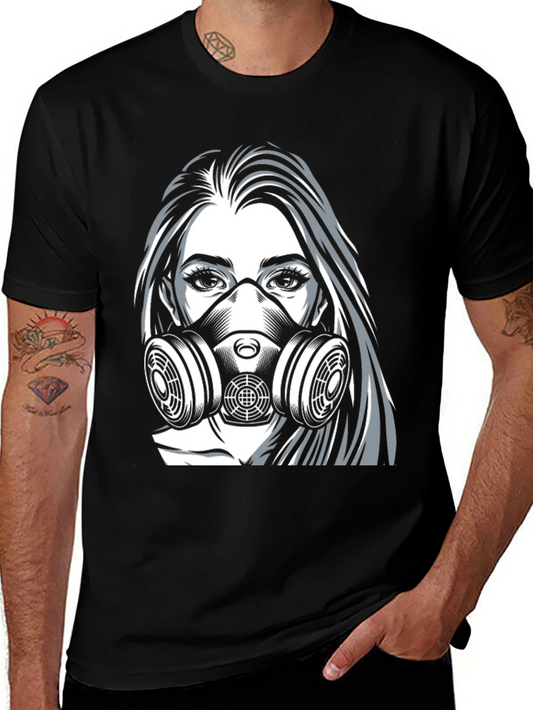 Graphic Tee: Masked Womans Resilience T-Shirt