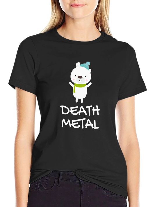 Death Metal Bear T-Shirt - Funny Graphic Tee