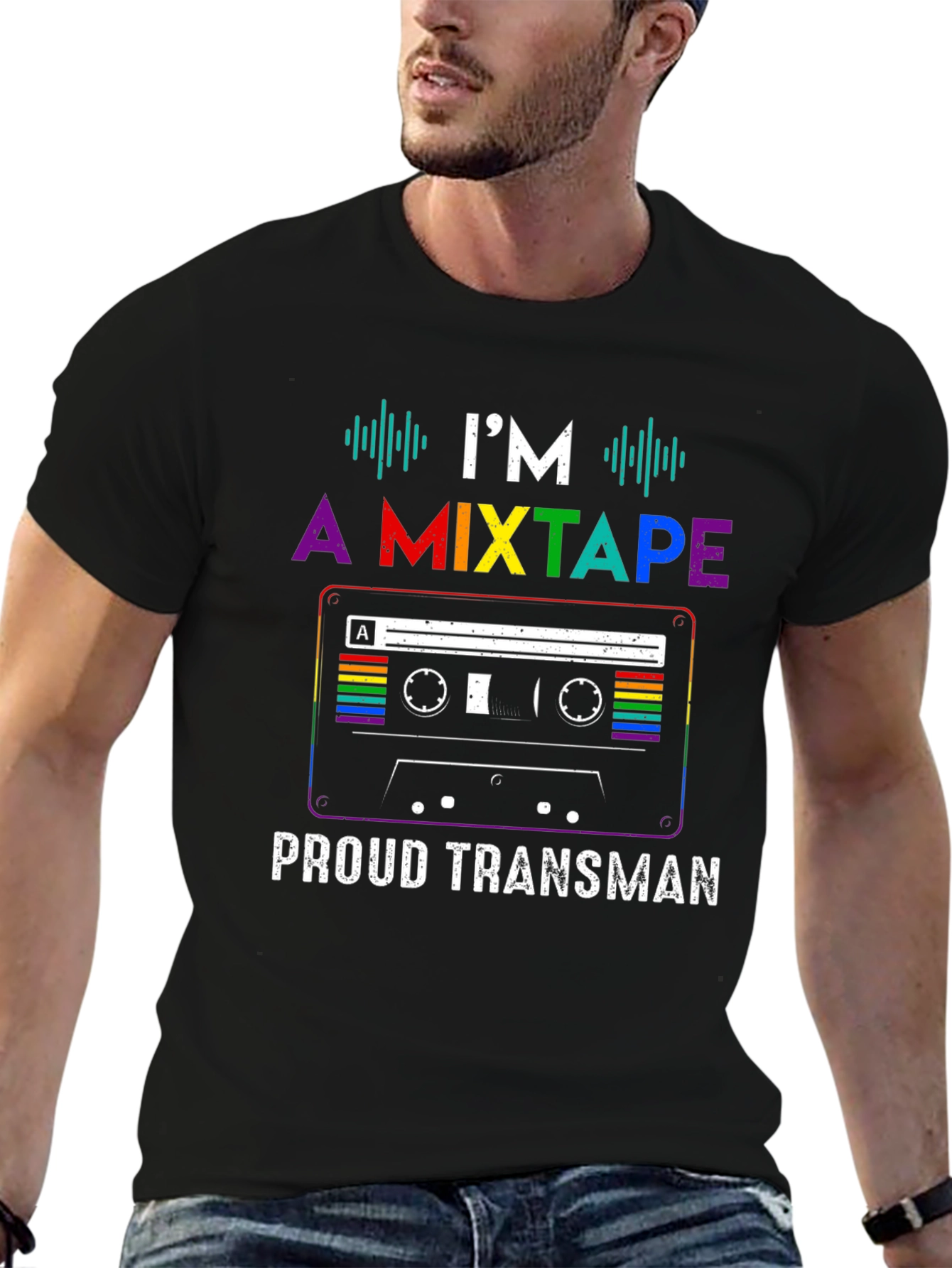 Proud Transman Mixtape Graphic T-Shirt