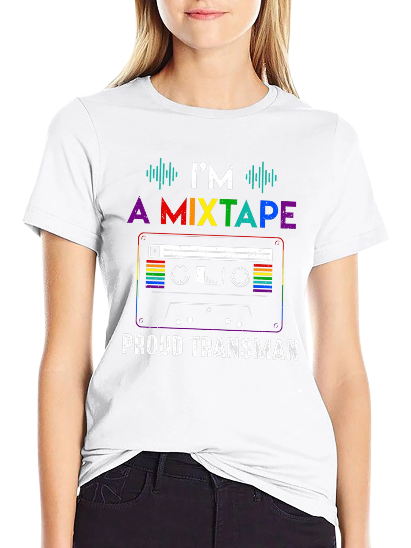 Proud Transman Mixtape Graphic T-Shirt