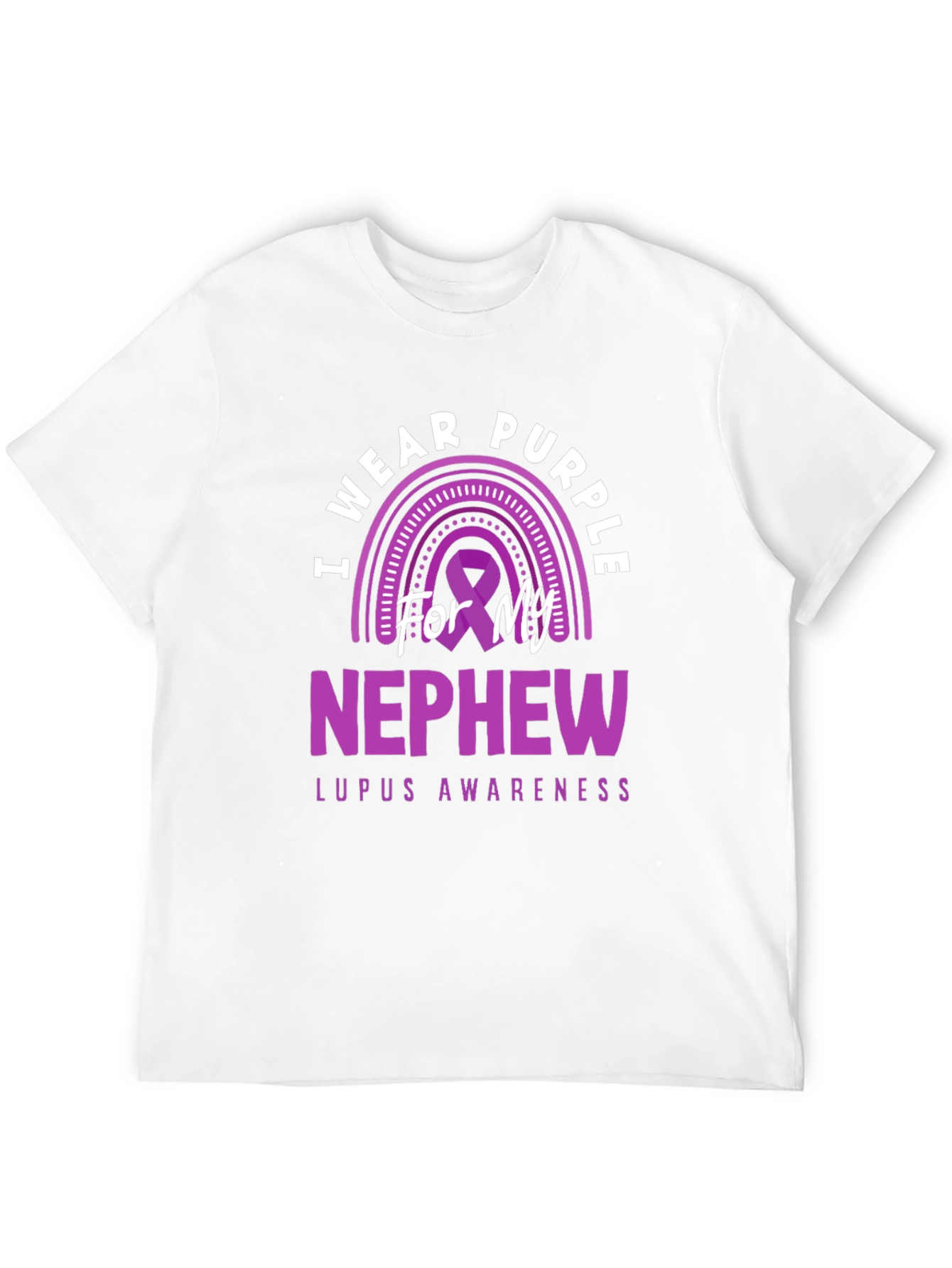 Purple Lupus Awareness Nephew T-Shirt
