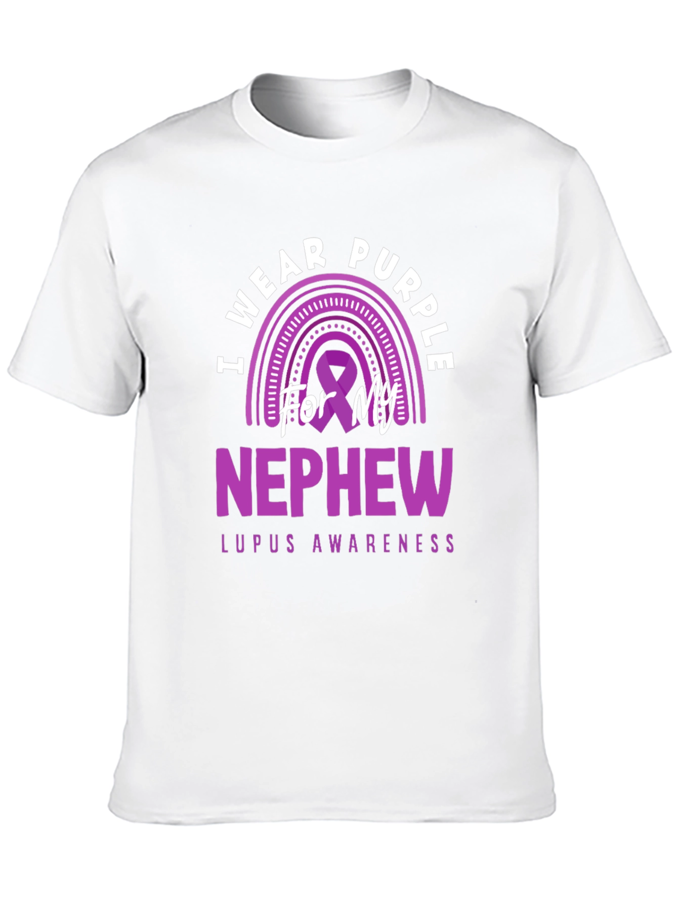 Purple Lupus Awareness Nephew T-Shirt